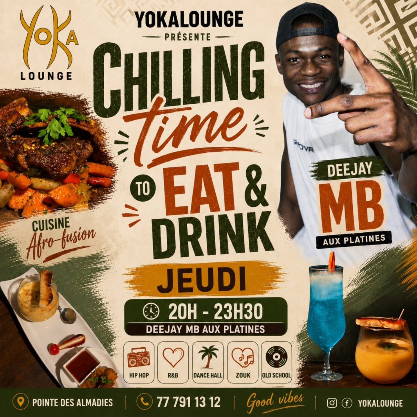Chilling Time to Eat & Drink