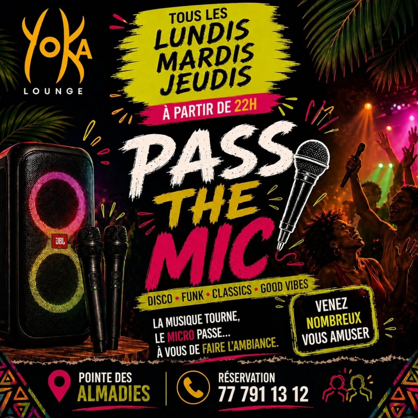 PASS THE MIC - Soirées Musicales