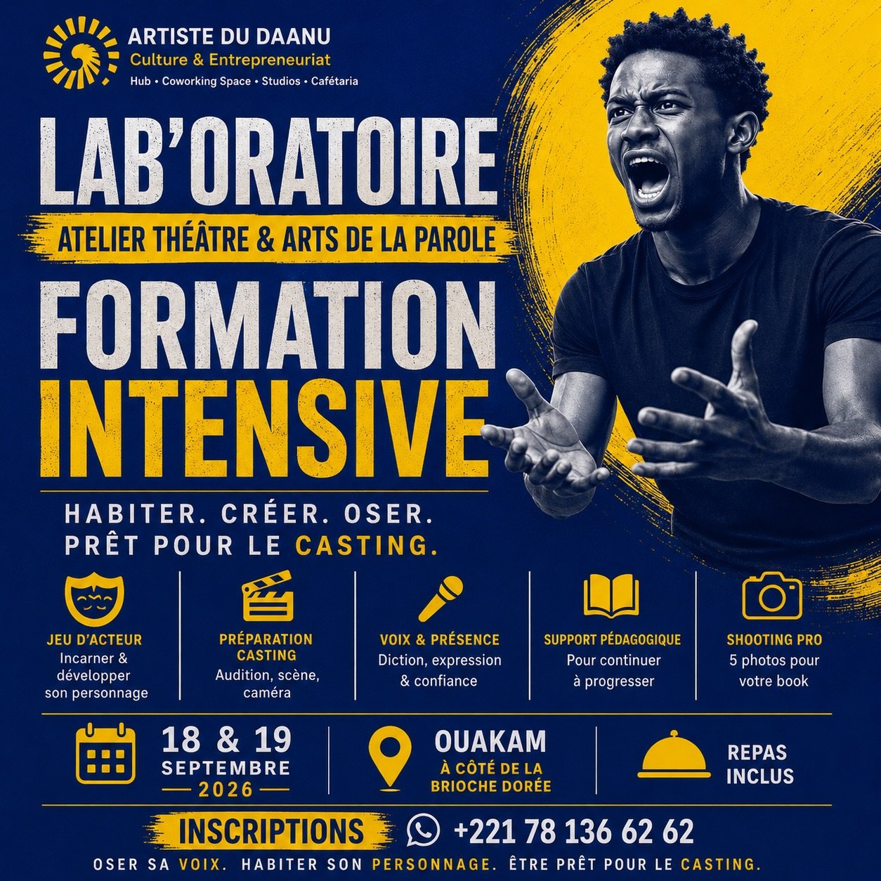 LAB’ORATOIRE - Formation Intensive Théâtre & Arts de la Parole