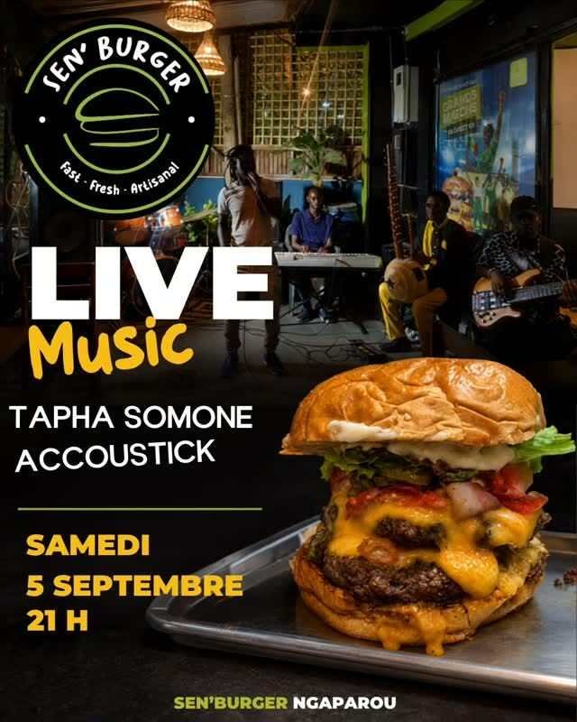 LIVE MUSIC : TAPHA SOMONE ACOUSTICK