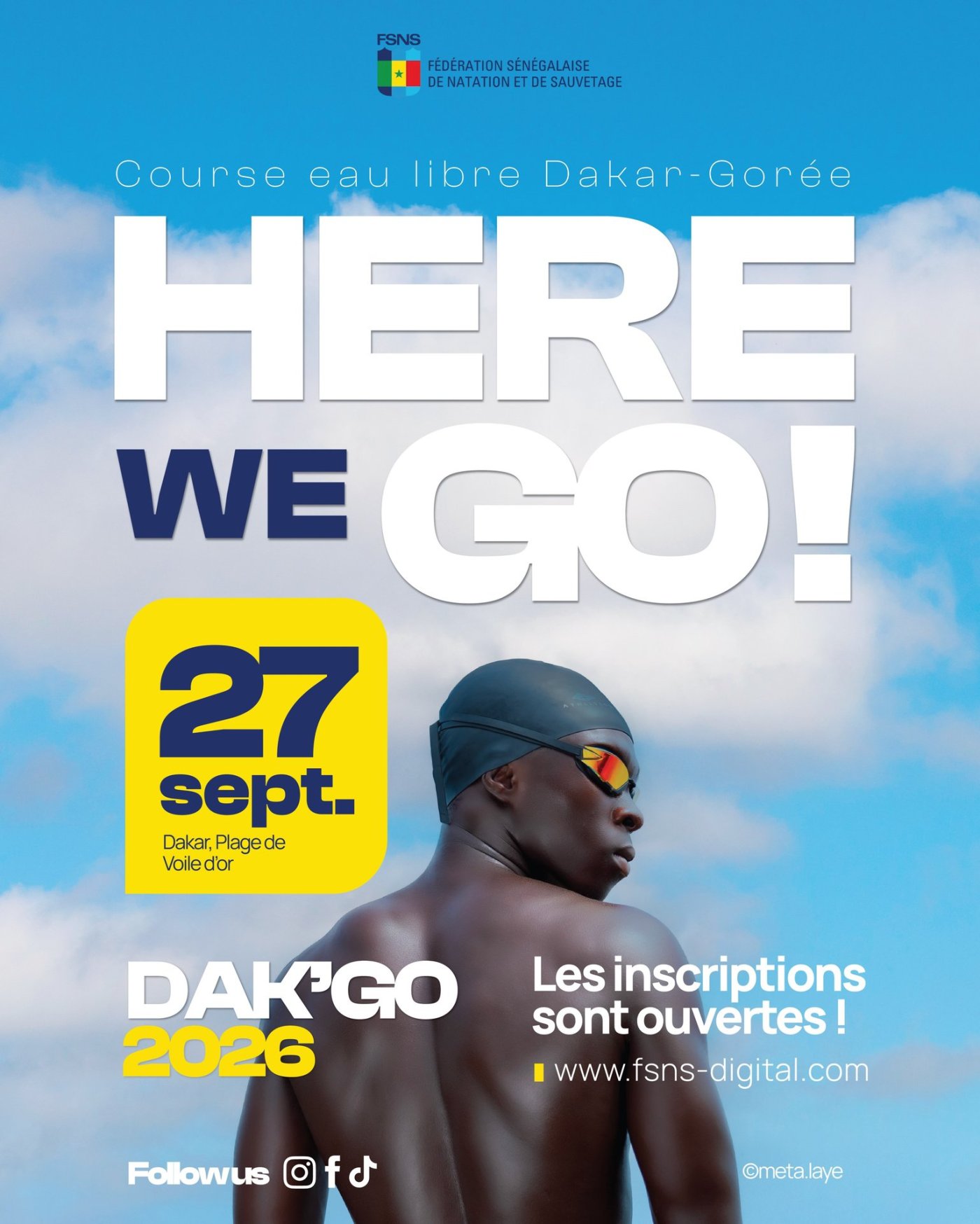 Course eau libre Dakar-Gorée