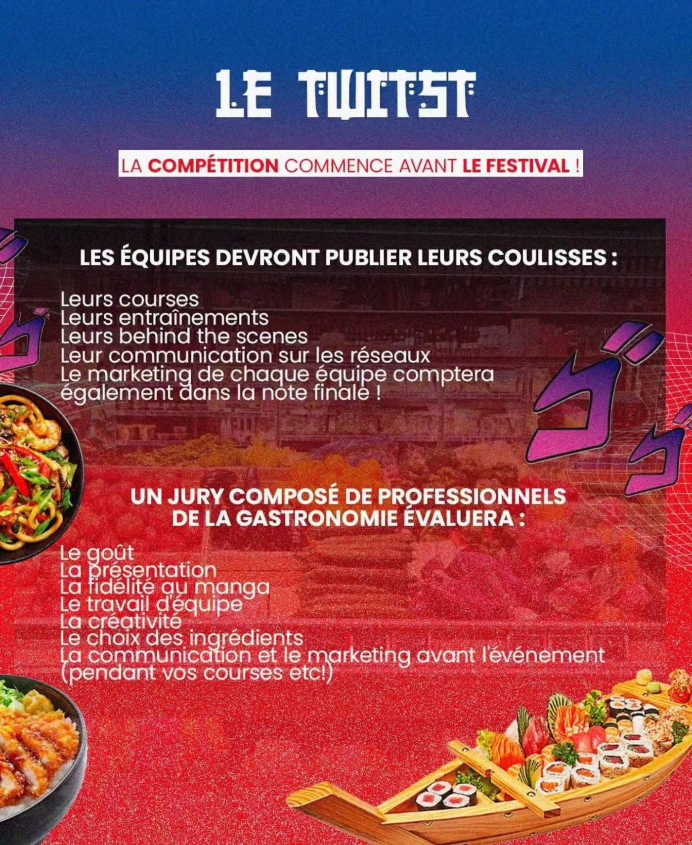 Otaku Foodwar : Concours Culinaire Matsuri 2026