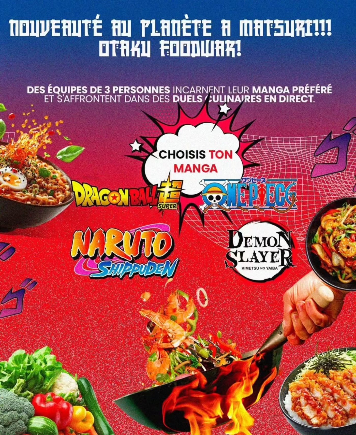 Otaku Foodwar : Concours Culinaire Matsuri 2026