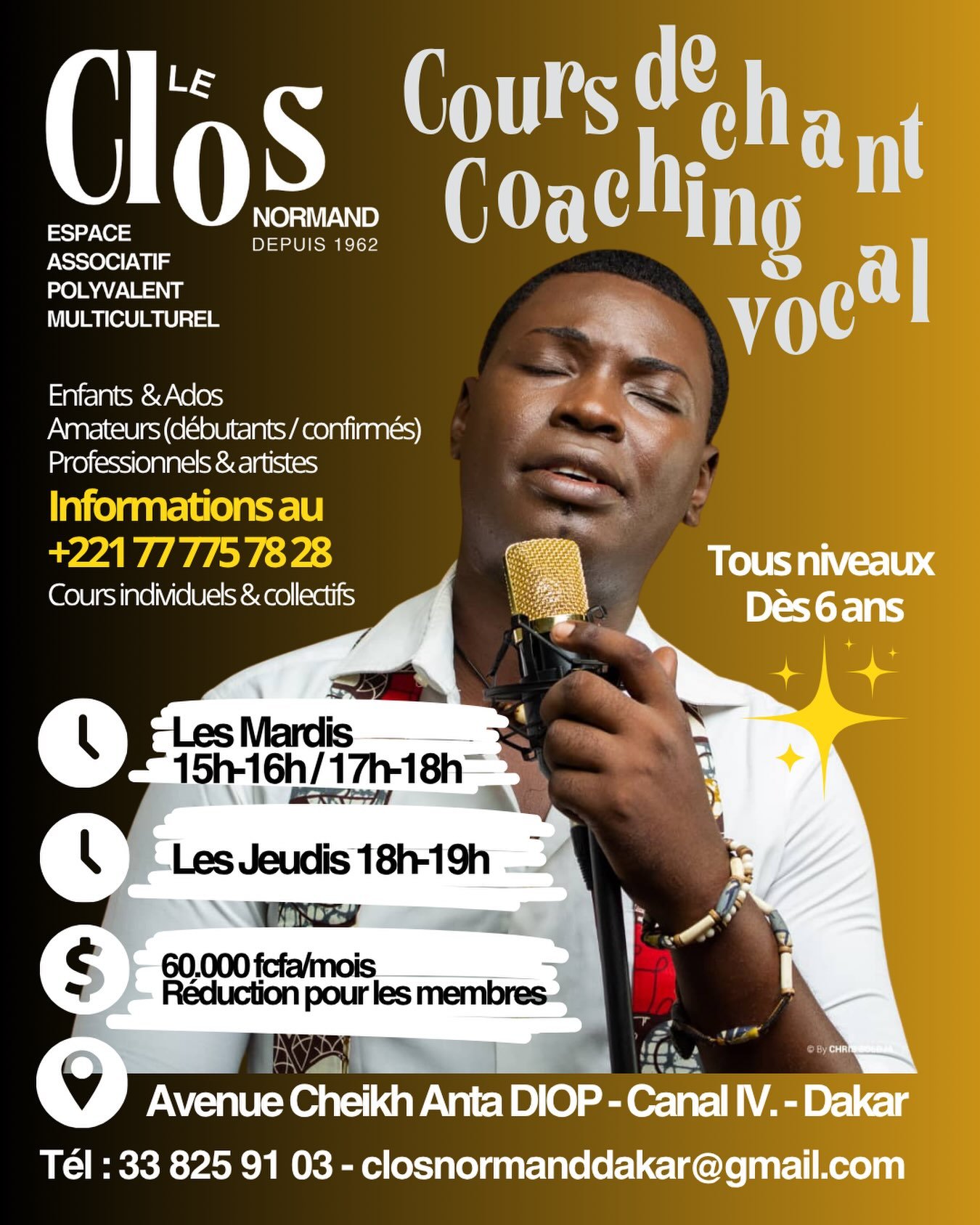 Cours de chant et coaching vocal