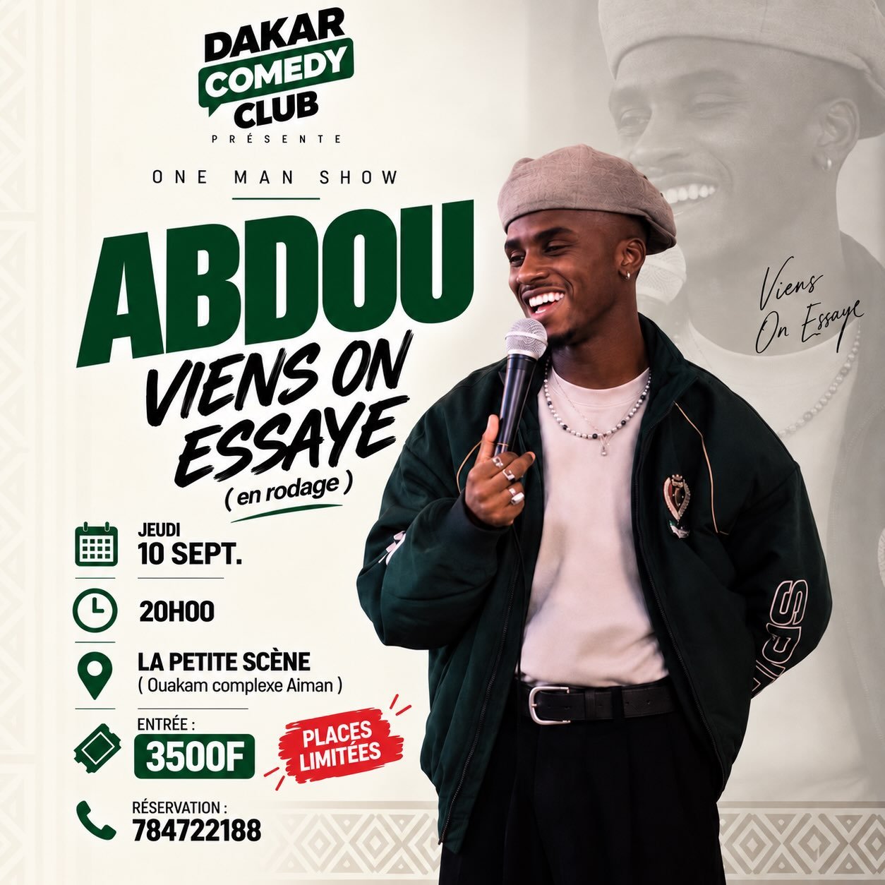 ABDOU - VIENS ON ESSAYE (One Man Show en rodage)