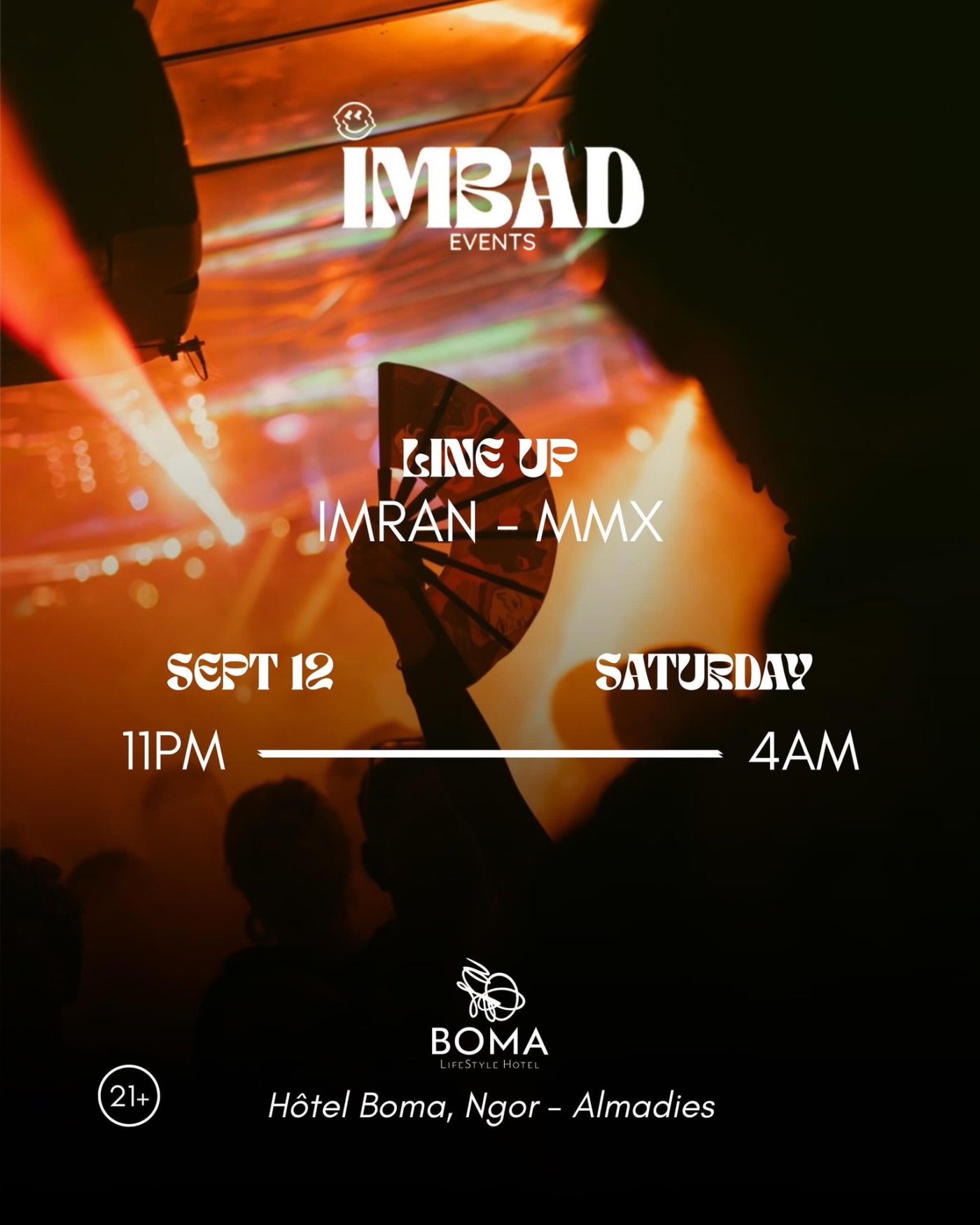 IMBAD Events - Line Up Imran & MMX
