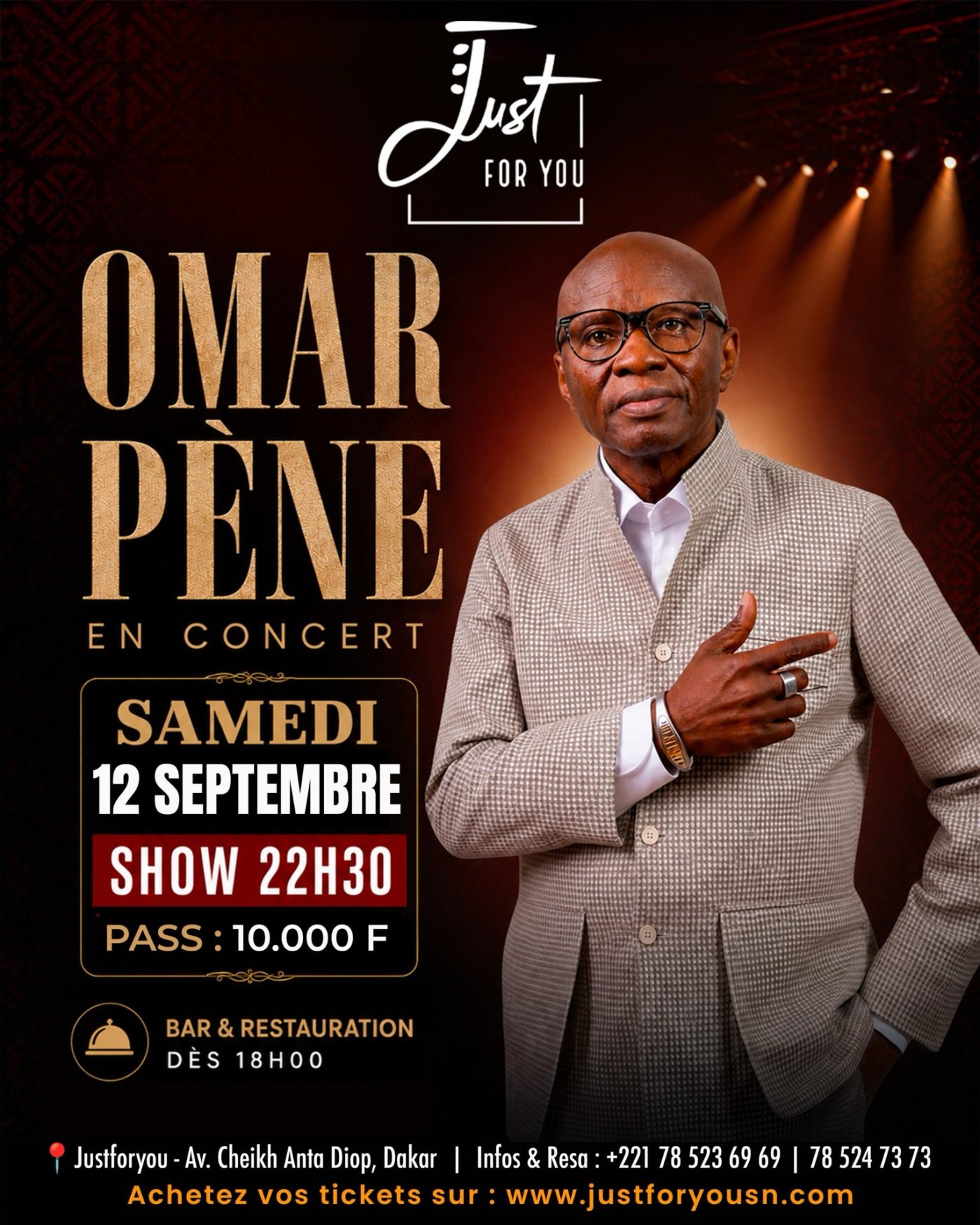 OMAR PÈNE EN CONCERT