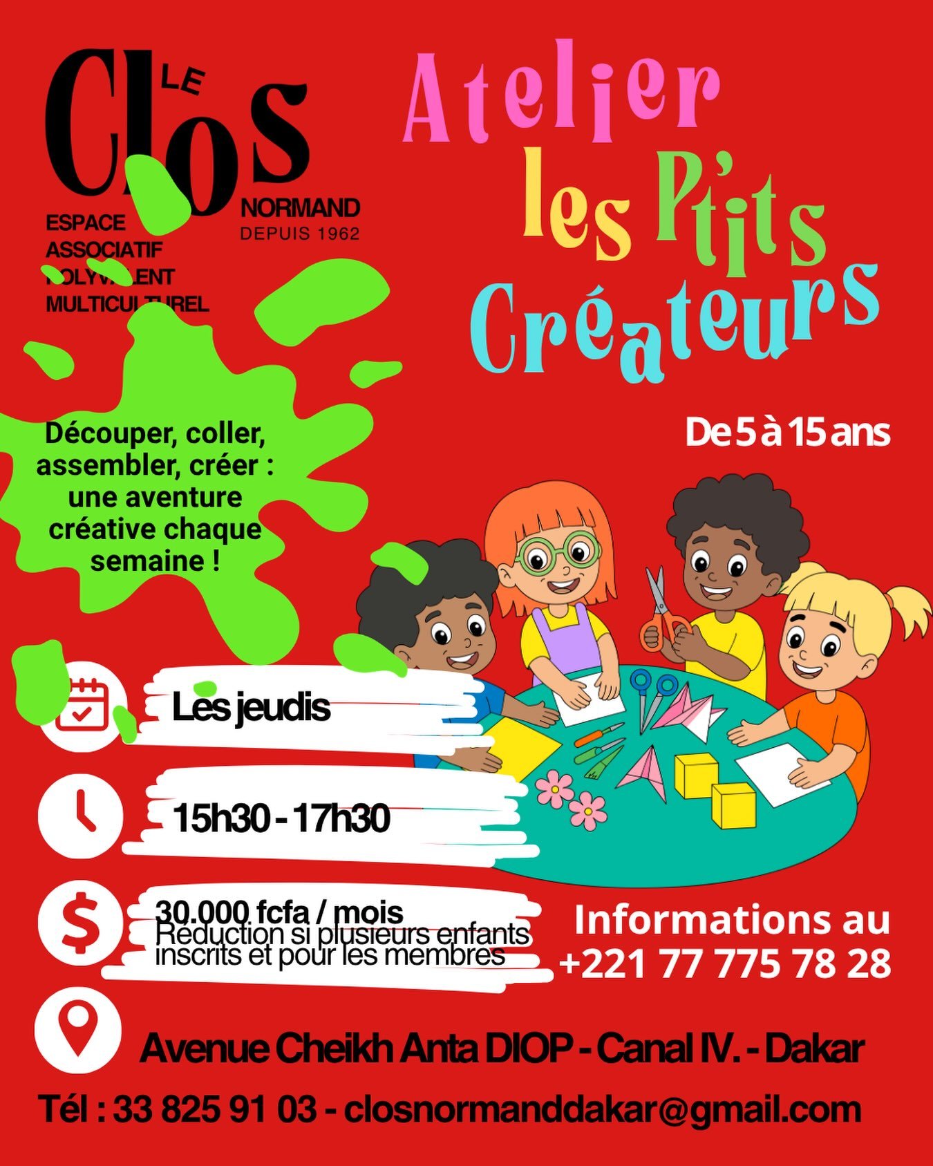 Atelier Les P'tits Créateurs