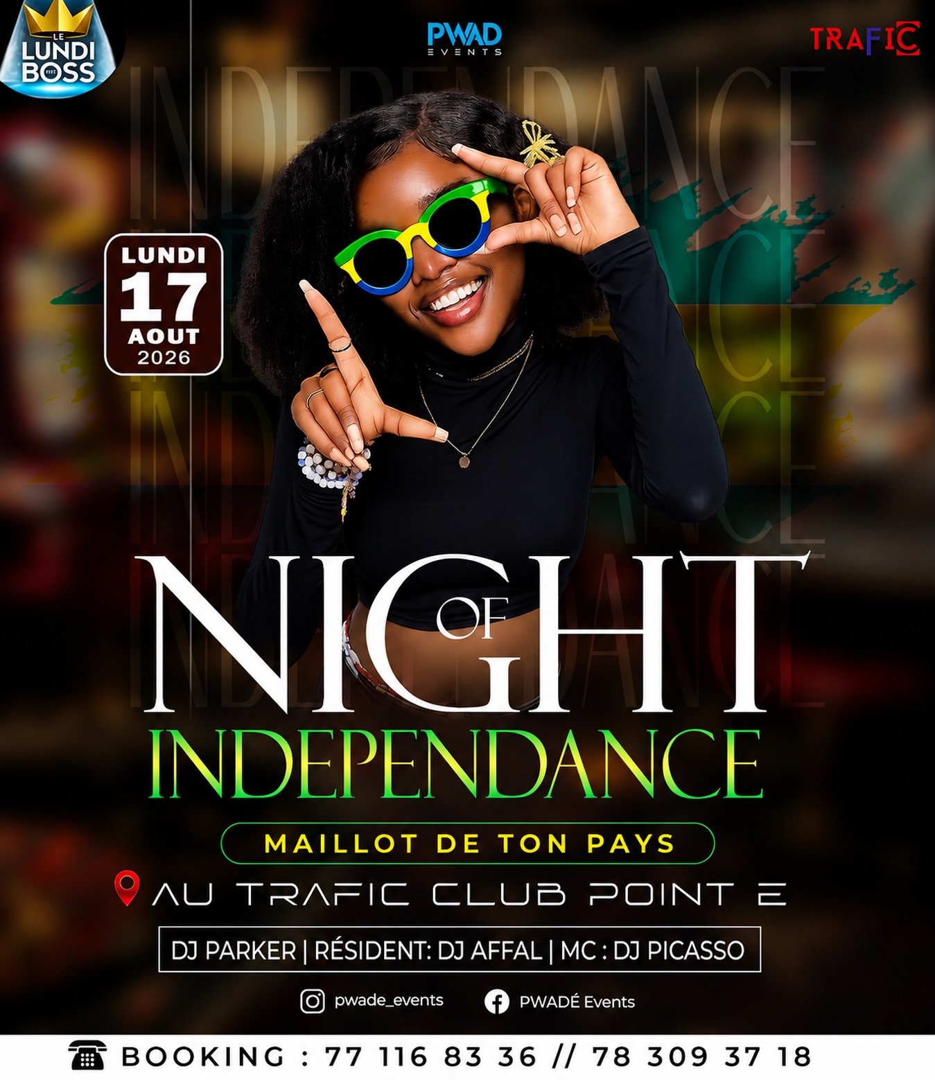 NIGHT of INDEPENDANCE - Maillot de Ton Pays