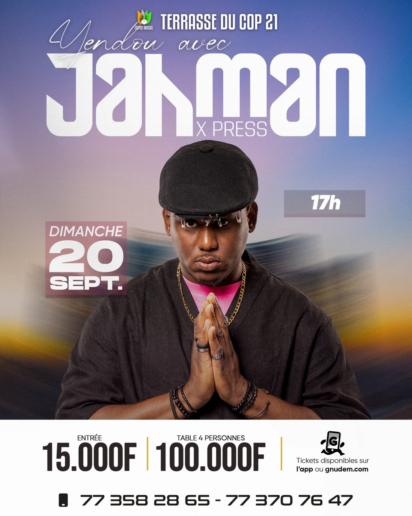 Jahman X Press sur la Terrasse du COP 21