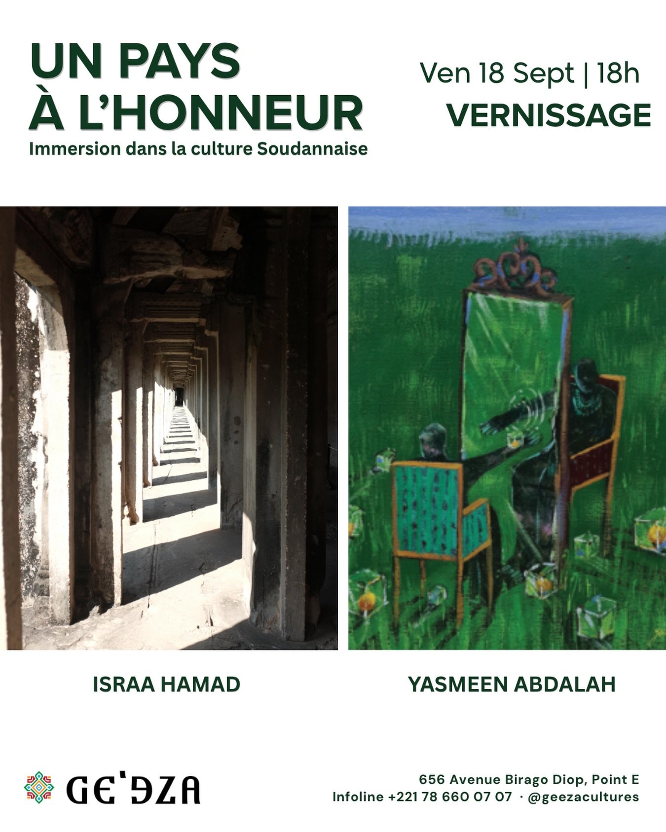 Un pays à l'honneur : Immersion dans la culture Soudanaise - Vernissage