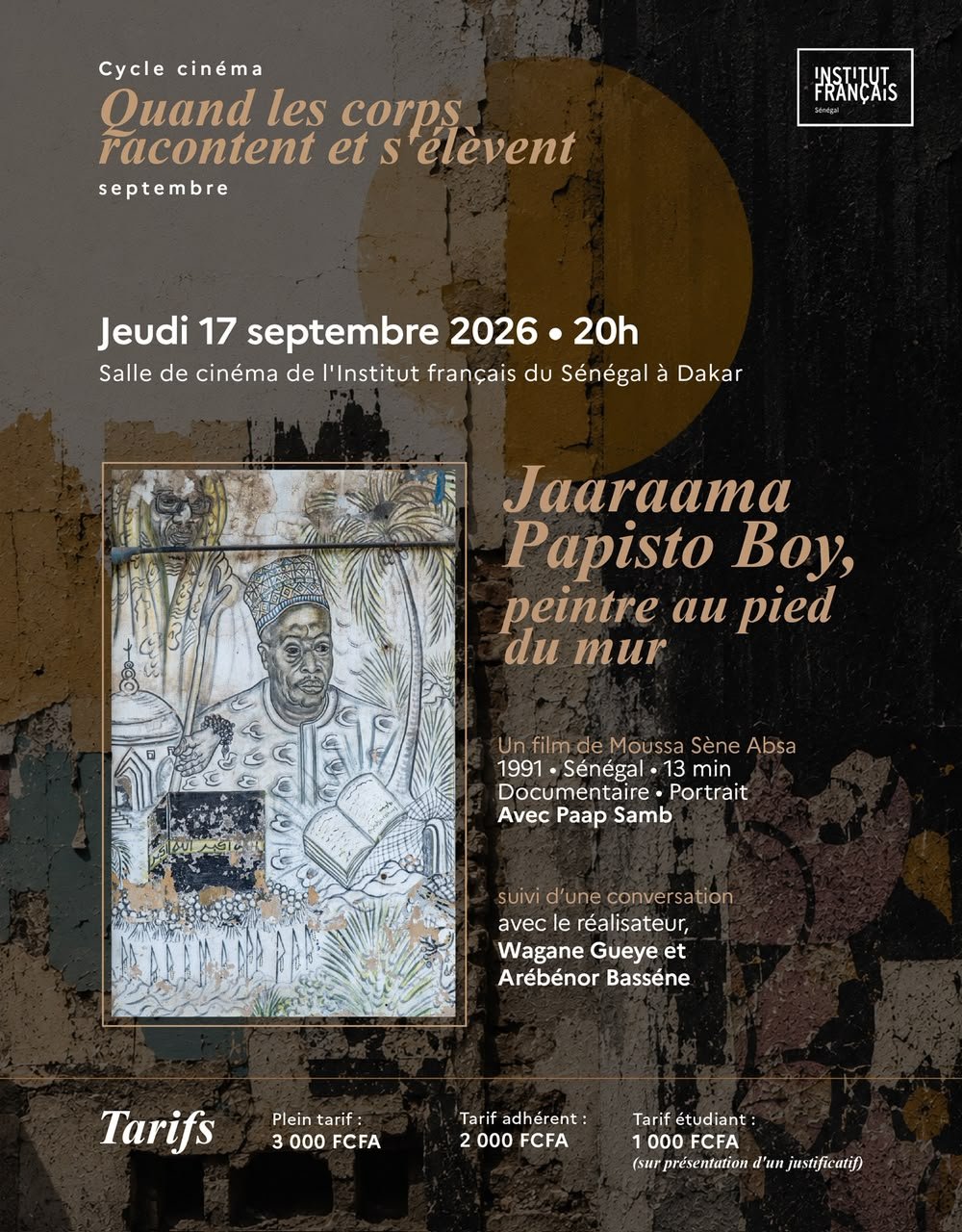 Jaaraama Papisto Boy, peintre au pied du mur