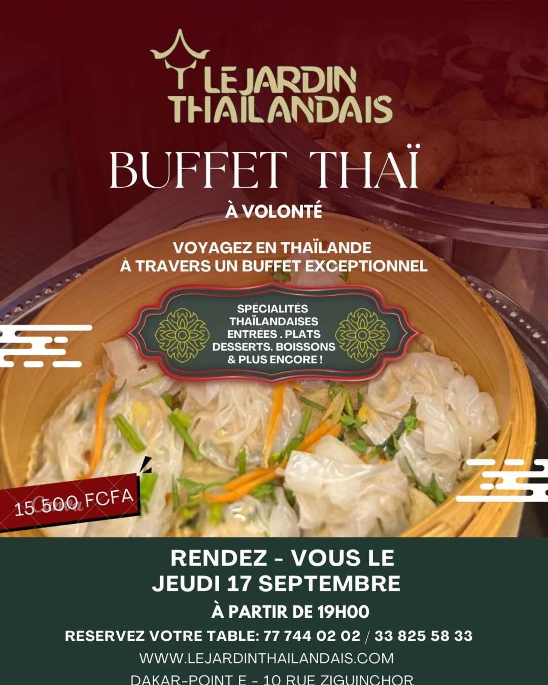 Buffet Thaï à volonté : Voyage en Thaïlande