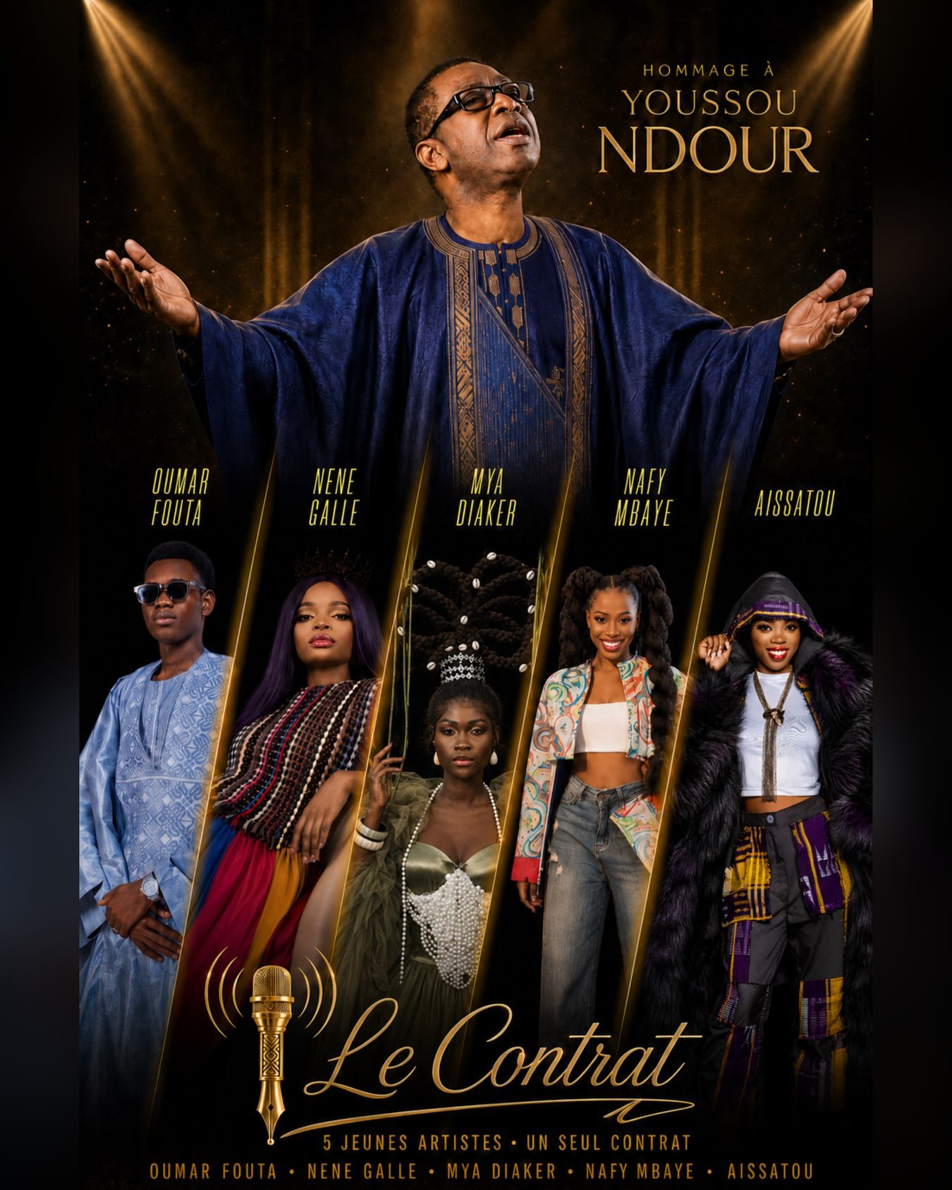 Hommage à Youssou N'Dour - Le Contrat : 5 jeunes artistes, un seul contrat