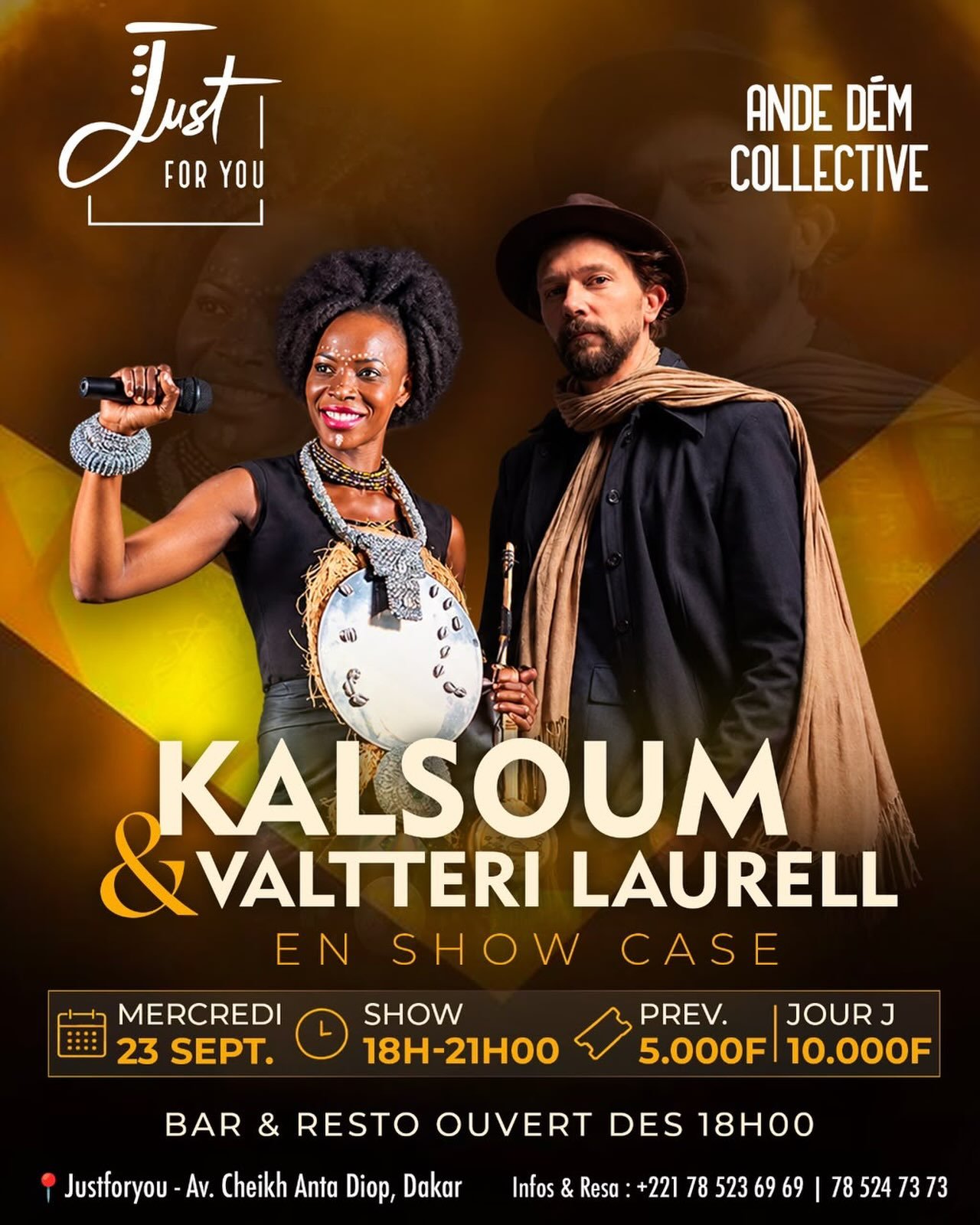 Kalsoum & Valtteri Laurell en Showcase