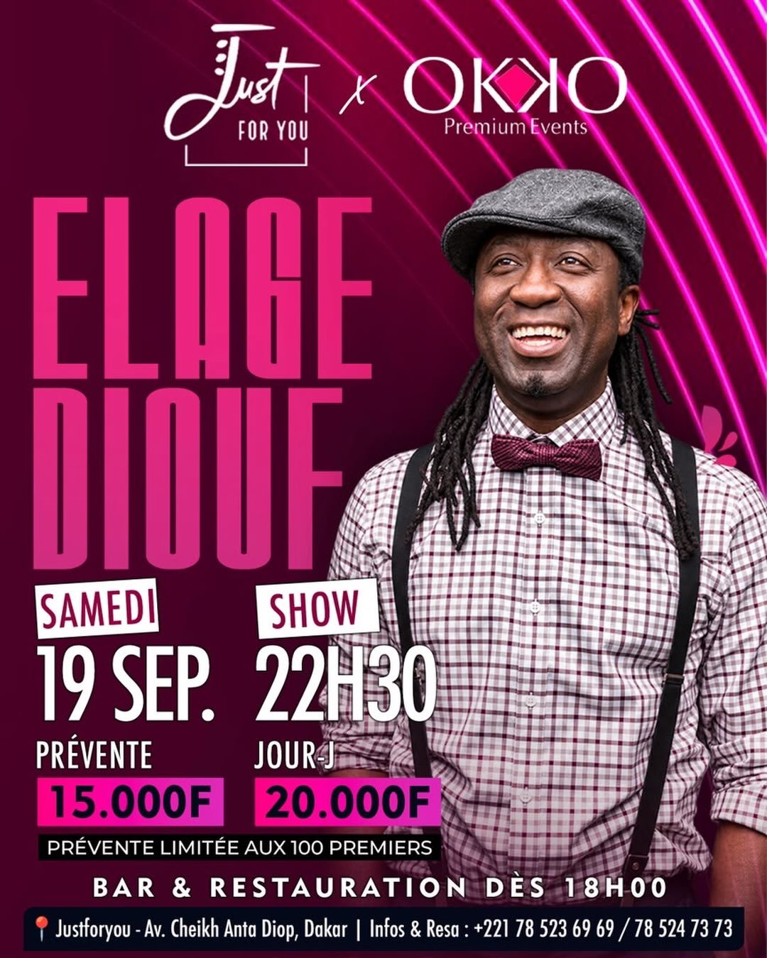 Élage Diouf en live