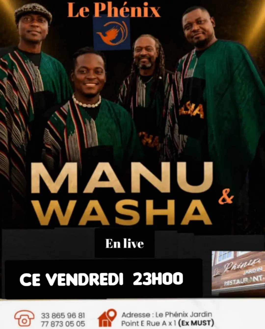 Soirée Live : Manu & Washa