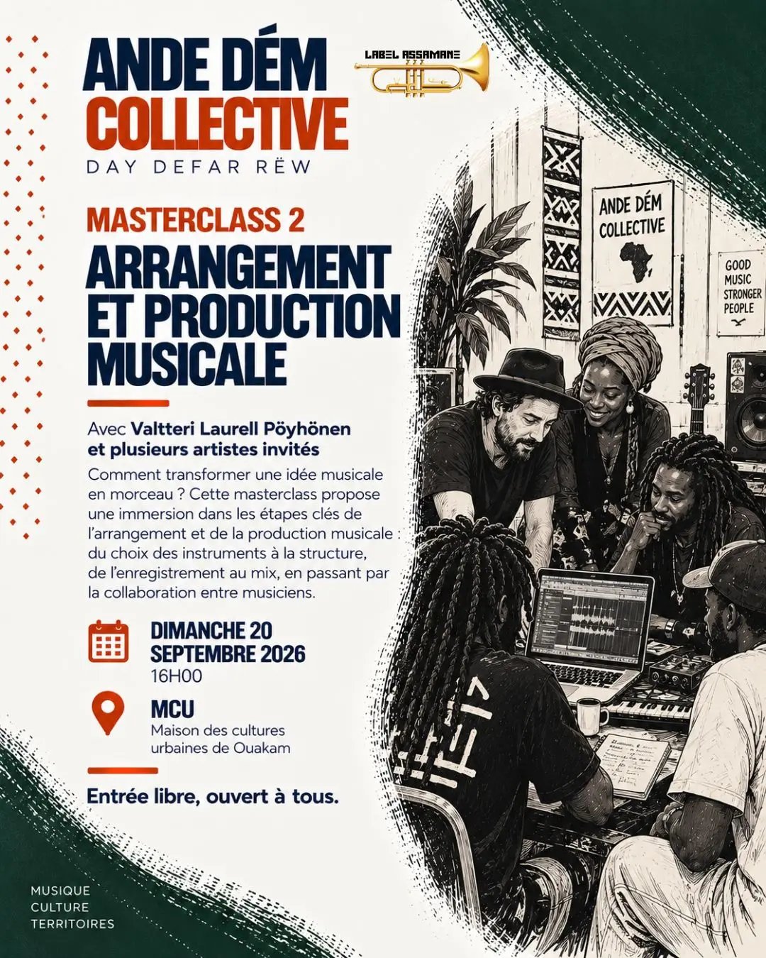 Masterclass 2 — Arrangement et production musicale
