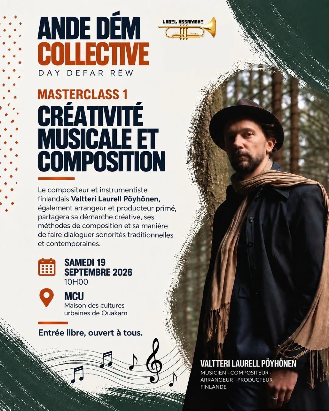 Masterclass 1 — Créativité musicale et composition