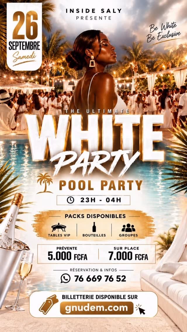 The Ultimate White Party Pool Party