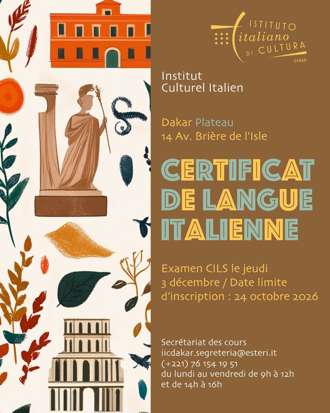 Certificat de Langue Italienne - Examen CILS