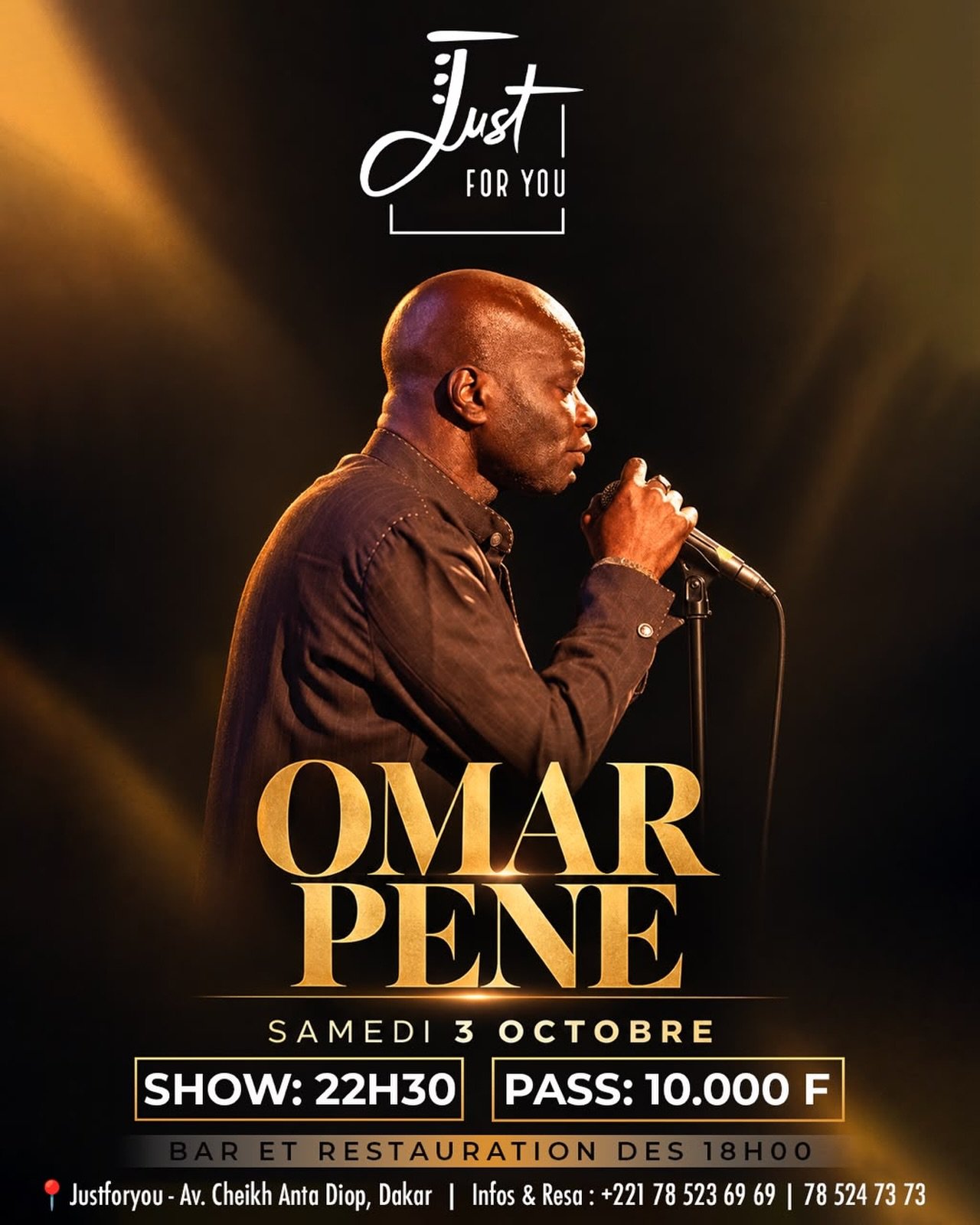 Soirée musicale avec Omar Pene