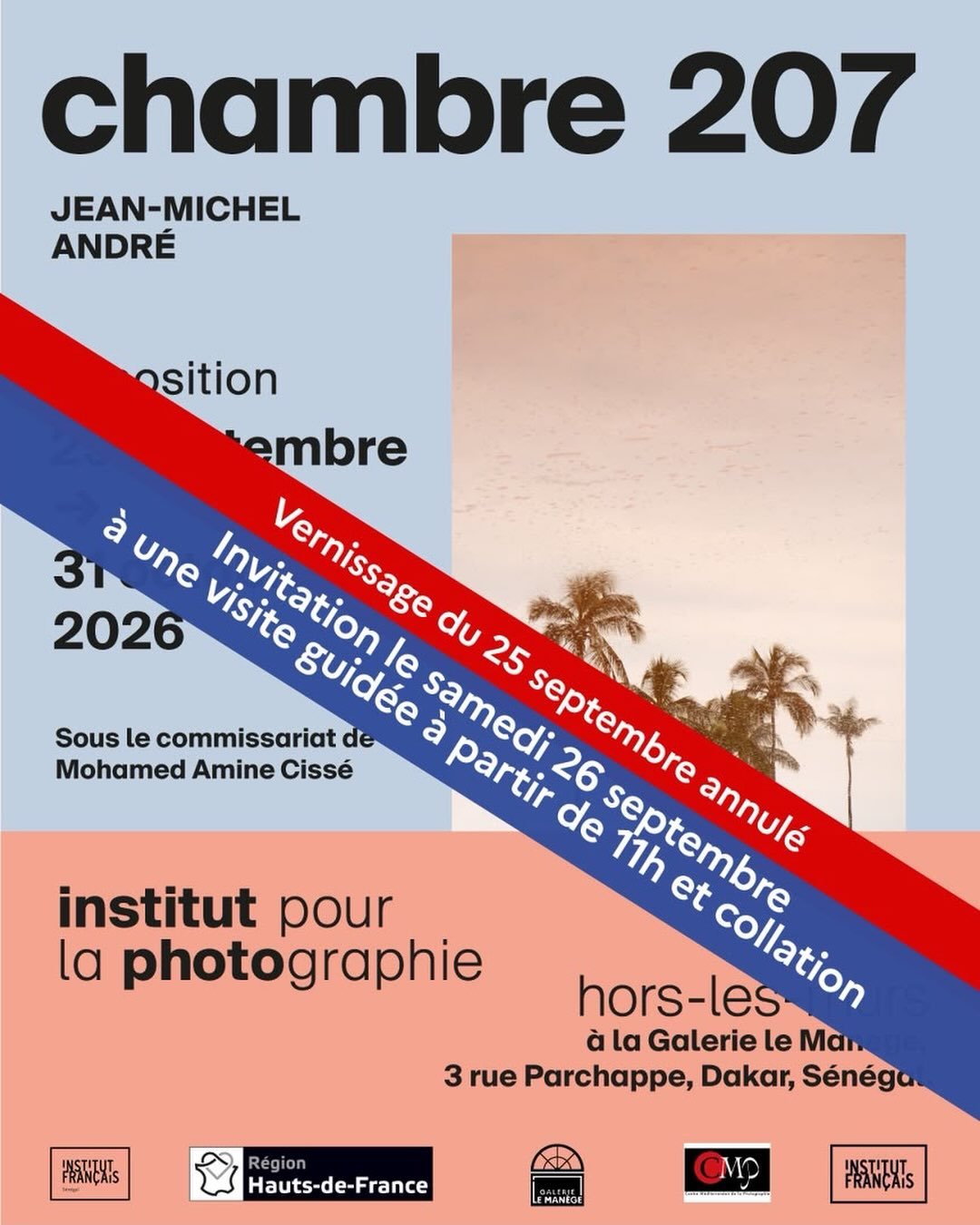 chambre 207 - Exposition Jean-Michel André