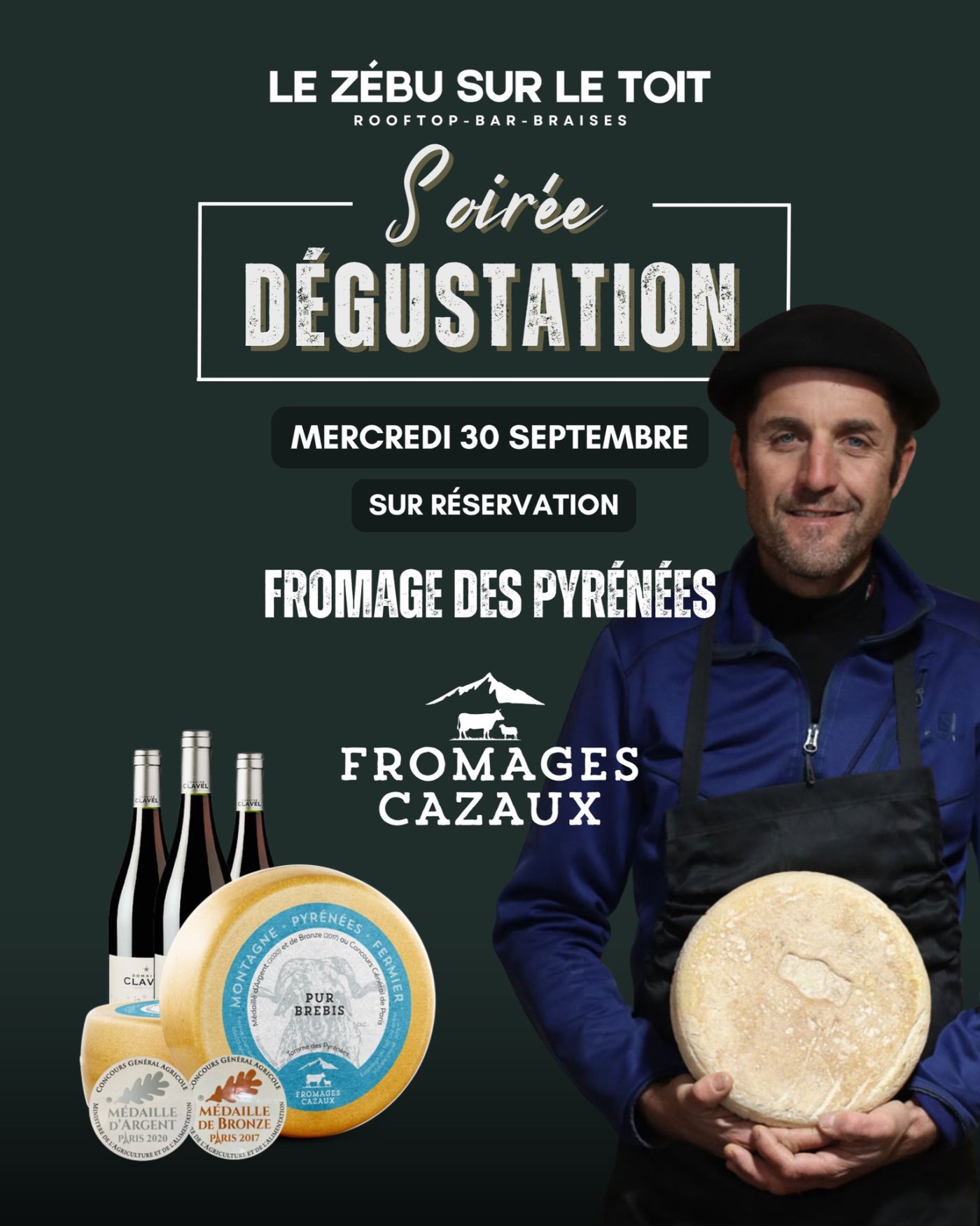Soirée Dégustation : Fromages des Pyrénées