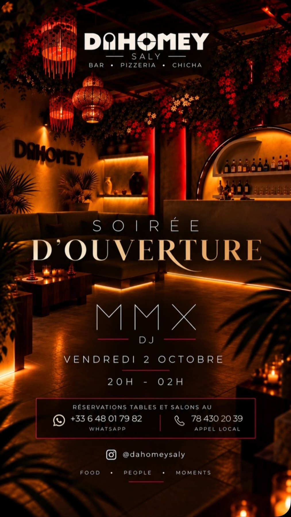 Soirée d'ouverture Dahomey Saly