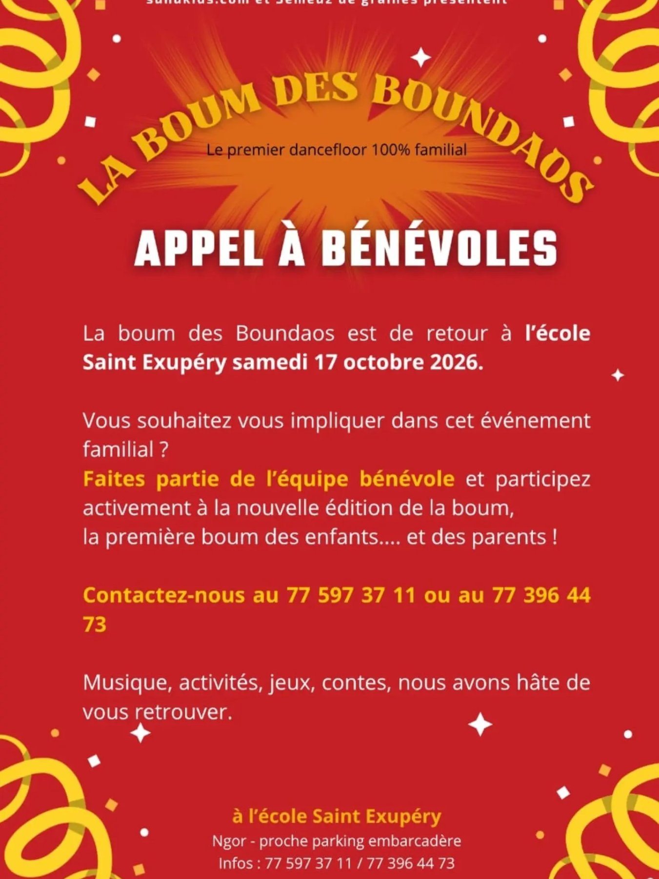 La Boum des Boundaos est de retour ! 🎉