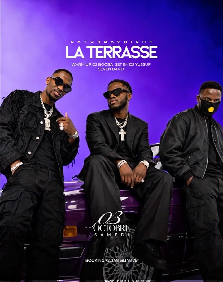 Saturday Night La Terrasse - The Seven Band & DJ Yussuf