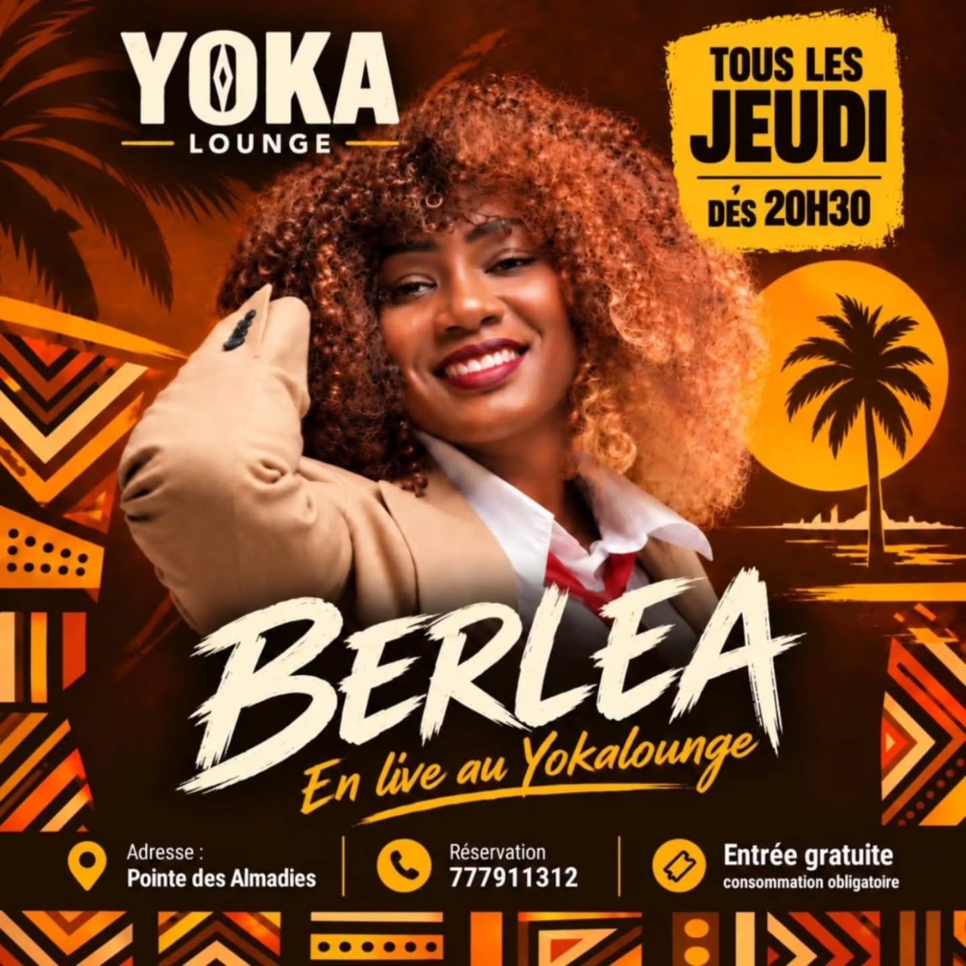 Berléa en live au Yoka Lounge