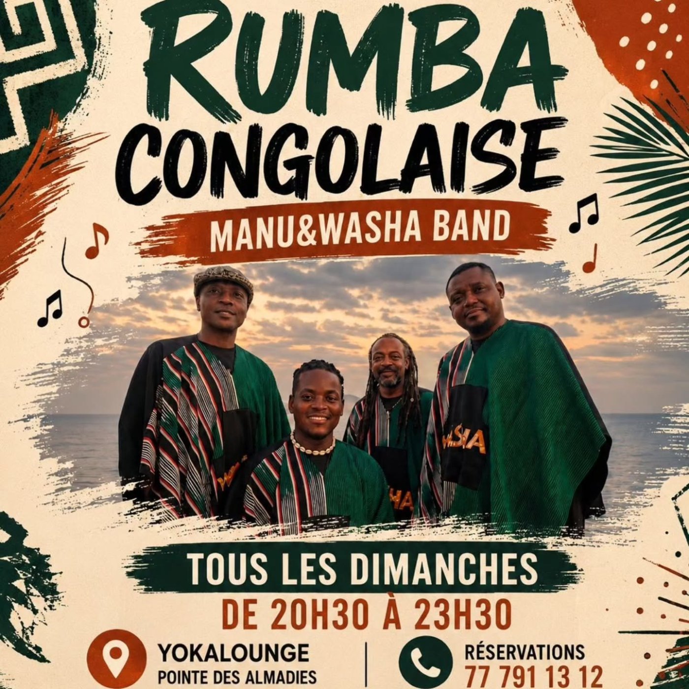 Rumba Congolaise avec Manu & Washa Band