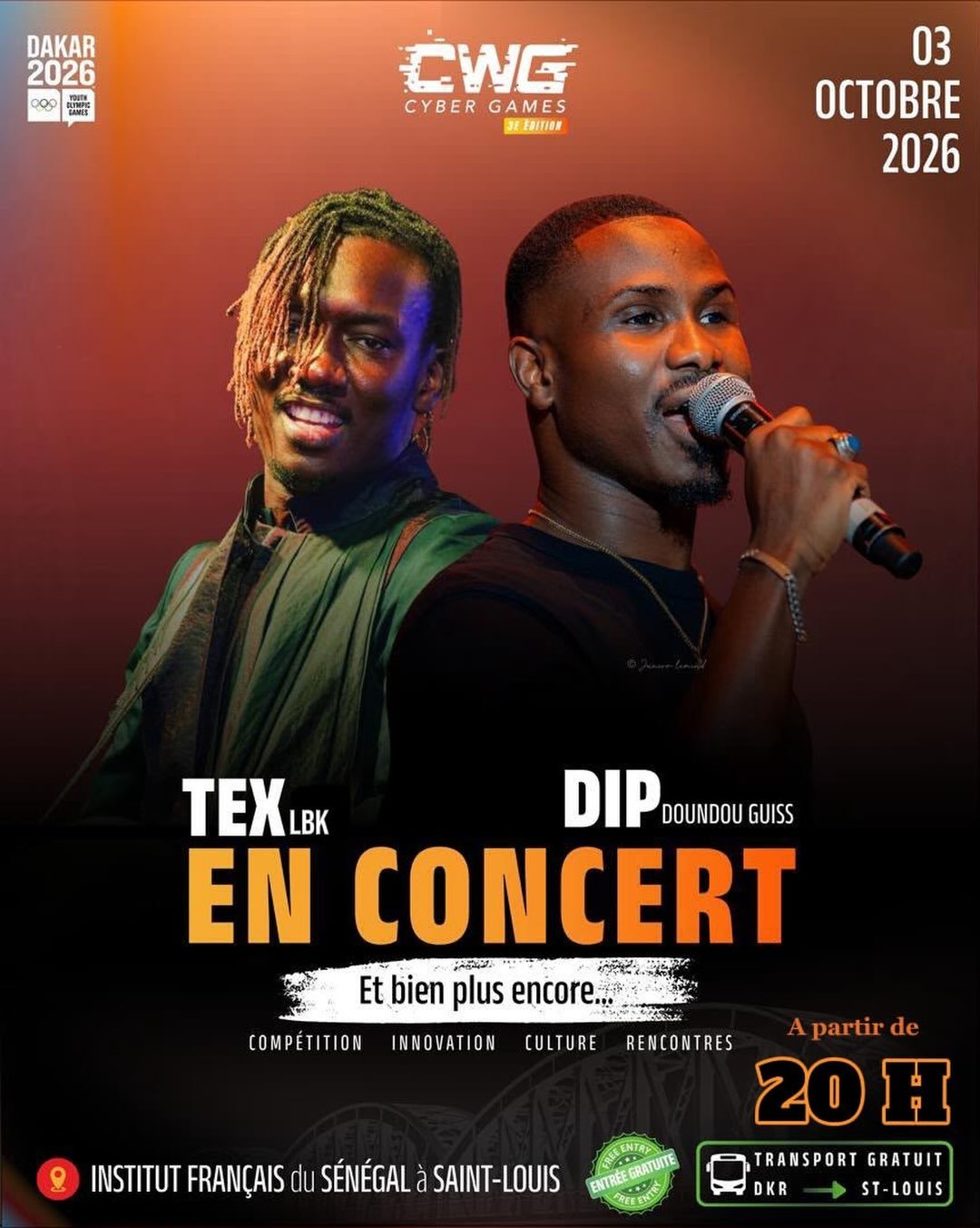 TEX LBK & DIP DOUNDOU GUISS EN CONCERT