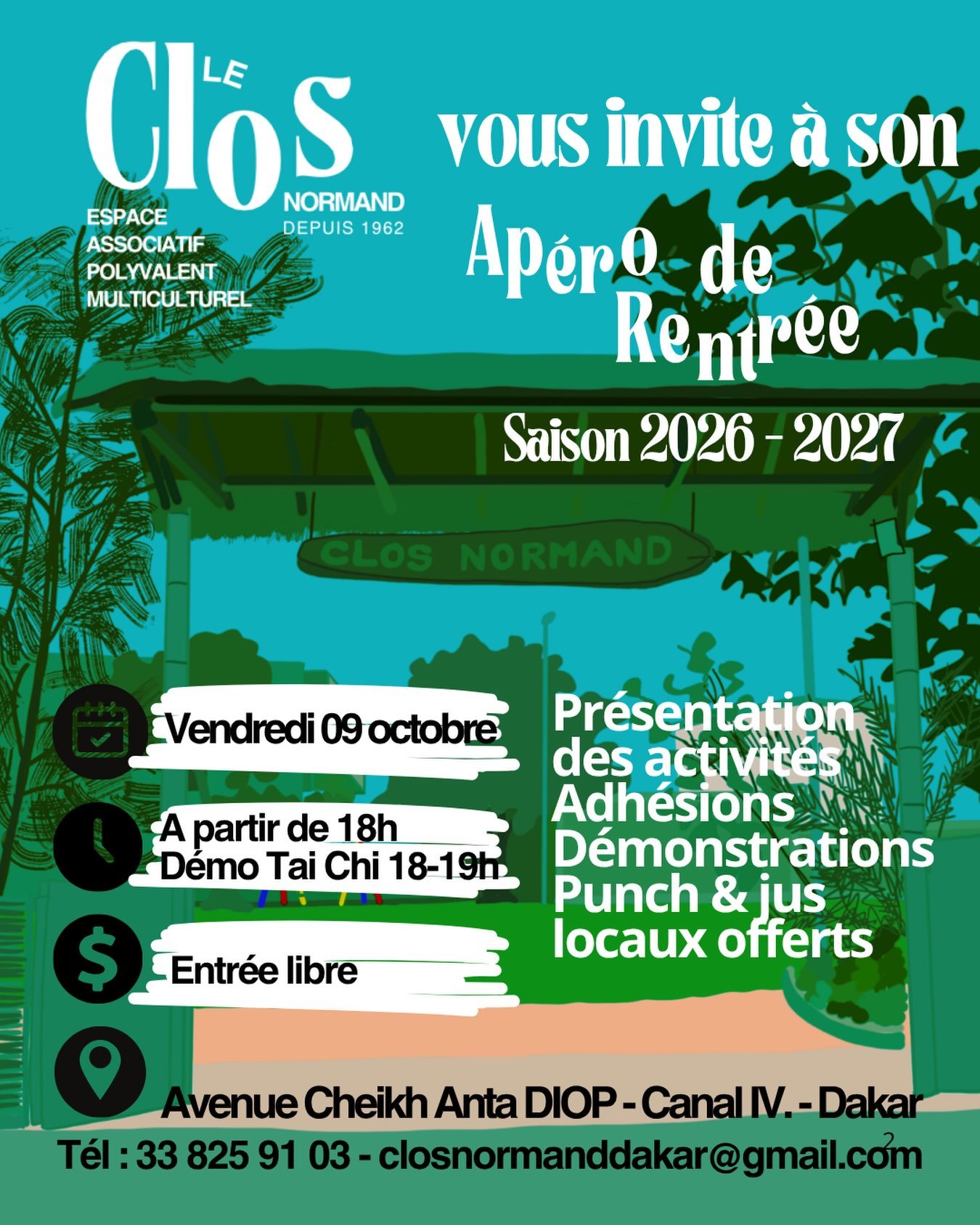 Apéro de Rentrée - Saison 2026-2027