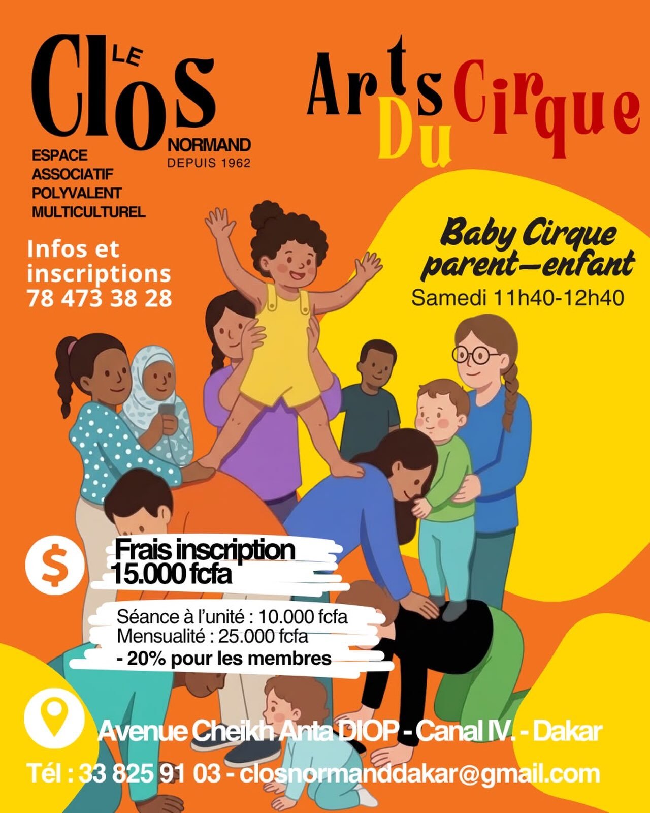 Baby Cirque parent-enfant