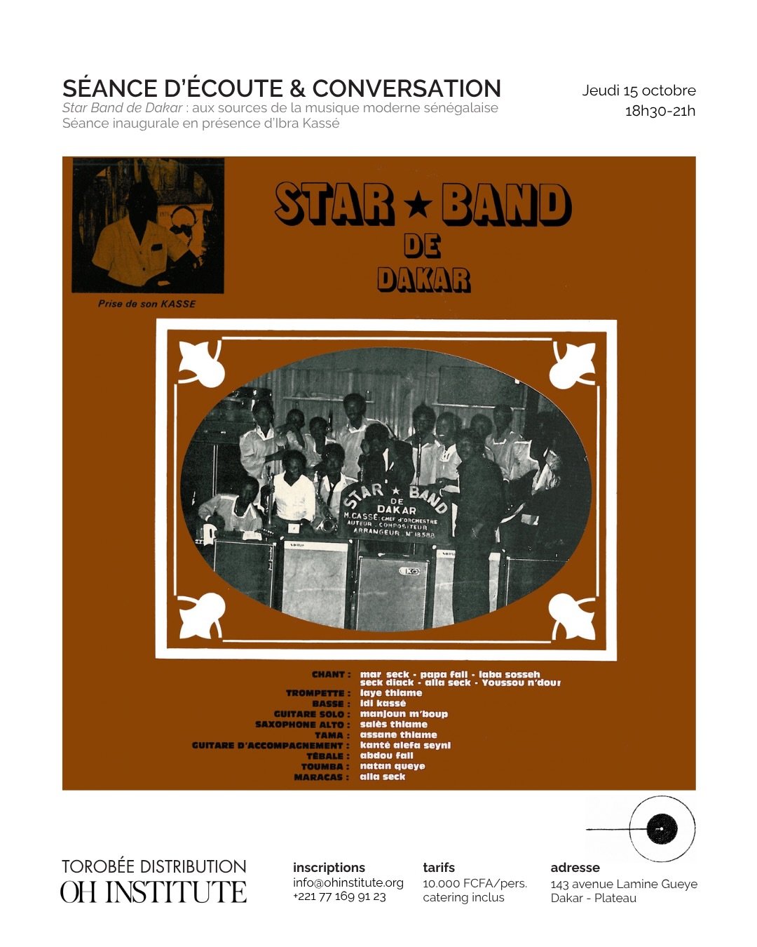 Séance d'écoute & conversation : Star Band de Dakar