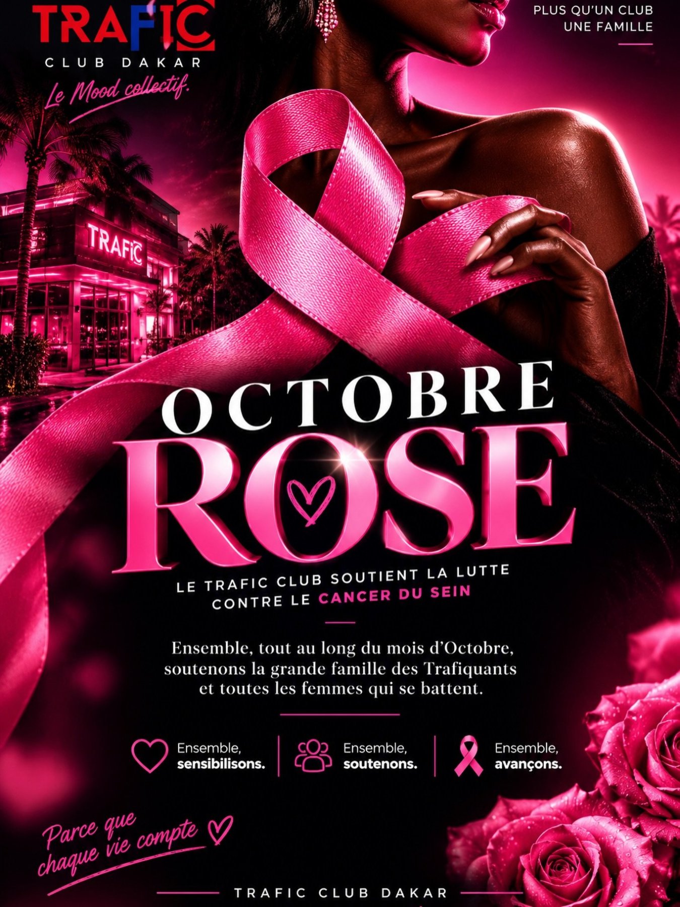 Octobre Rose au TRAFIC CLUB DAKAR