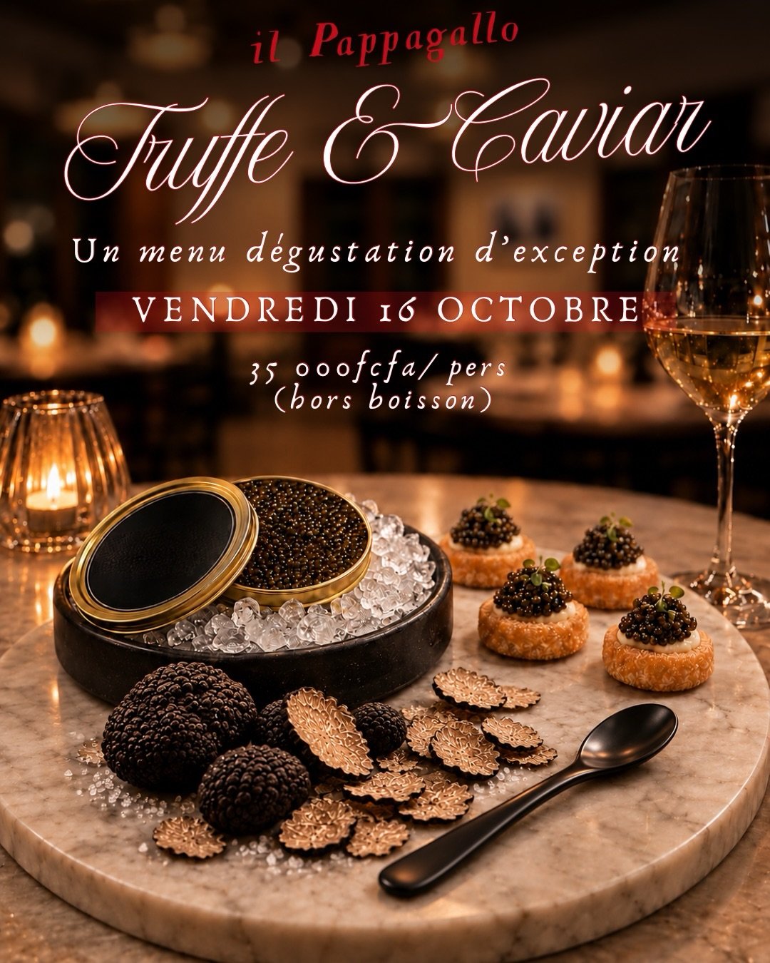 Truffe & Caviar : Menu dégustation d'exception