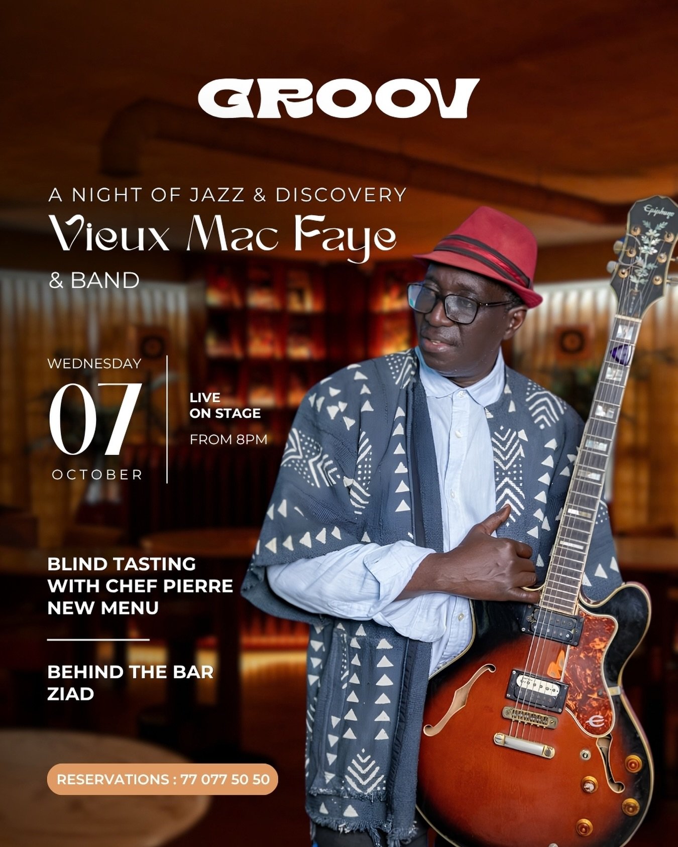 A Night of Jazz & Discovery with Vieux Mac Faye & Band