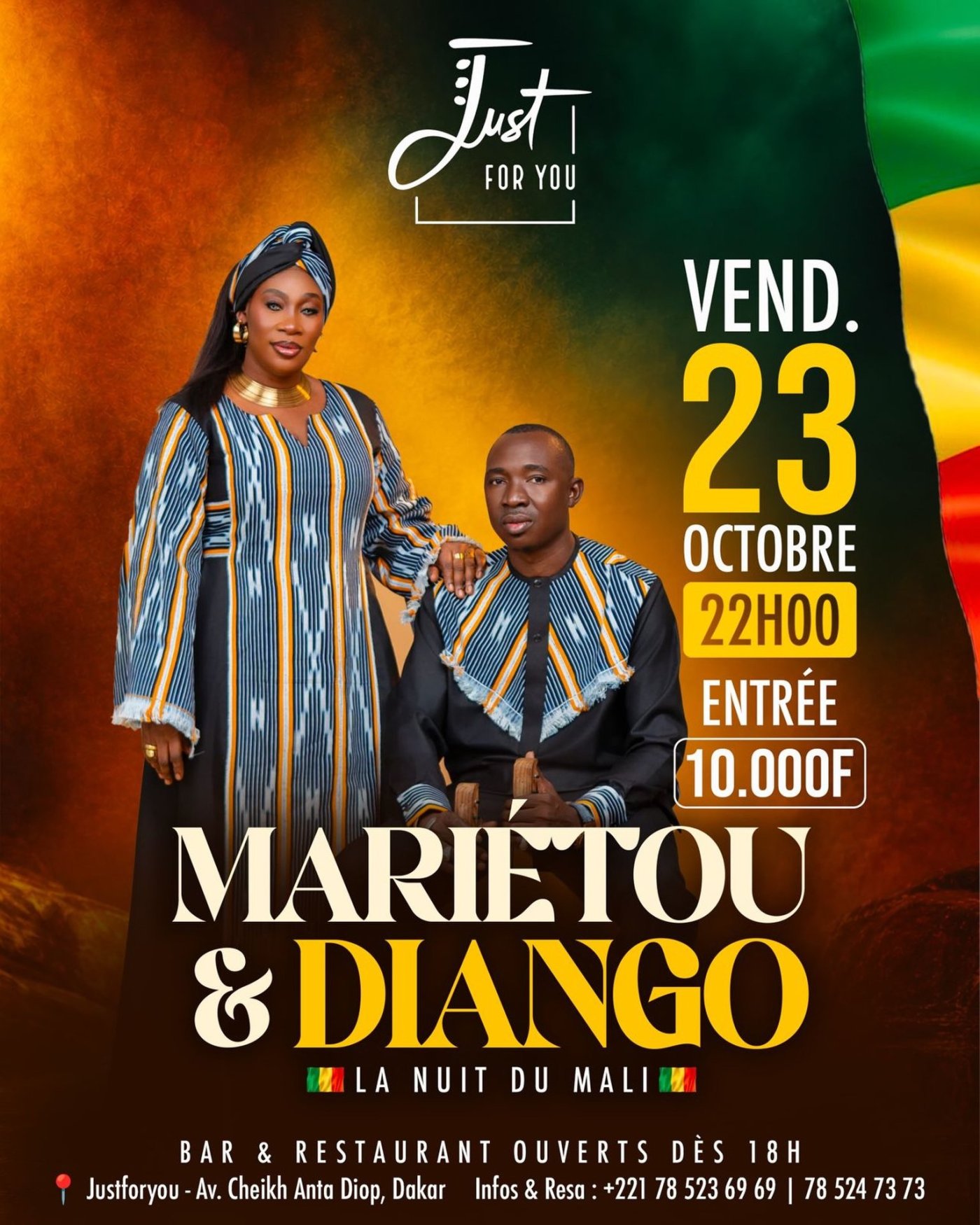 Mariétou & Diango : La Nuit du Mali