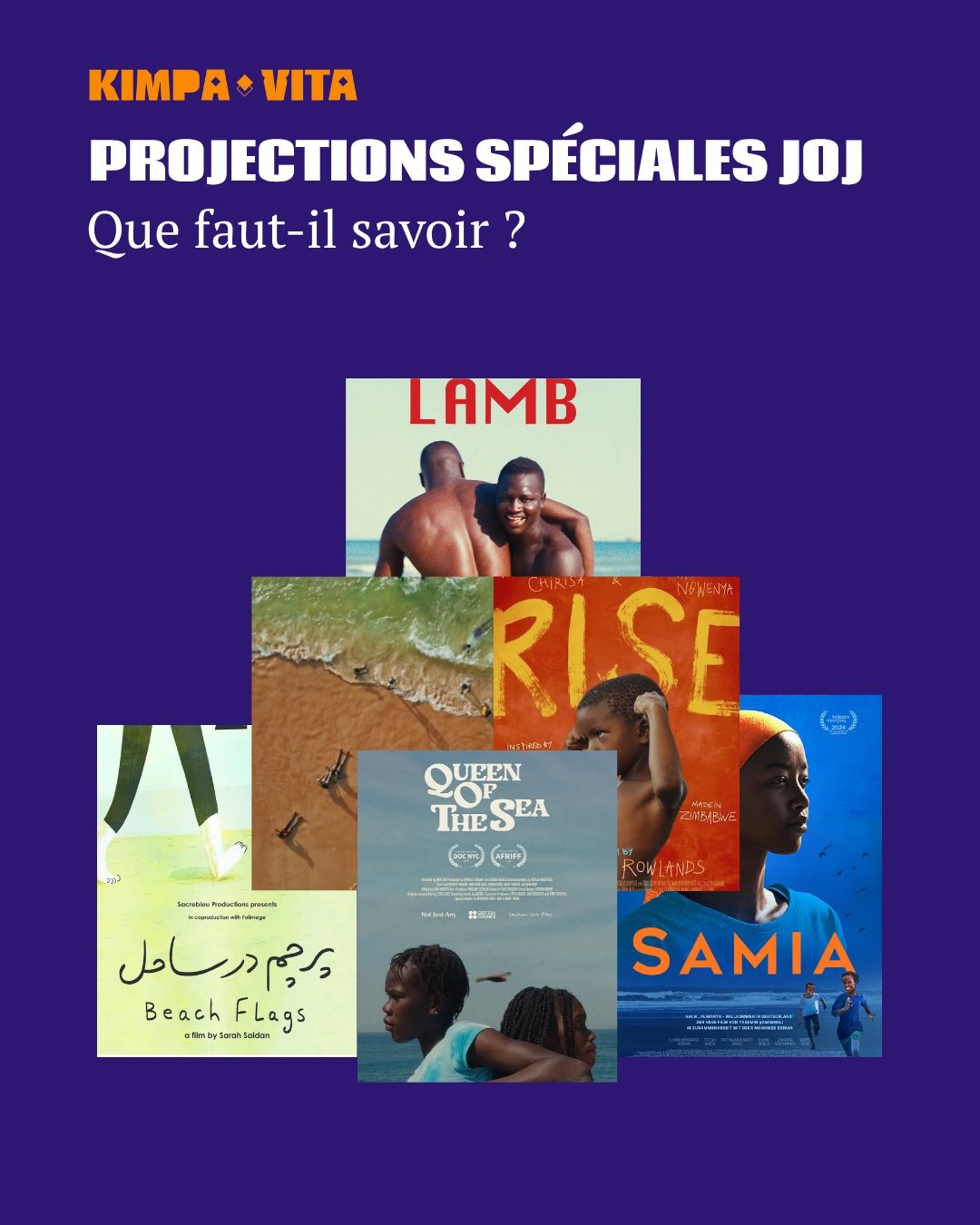 Projections spéciales JOJ - Séance du 9 octobre