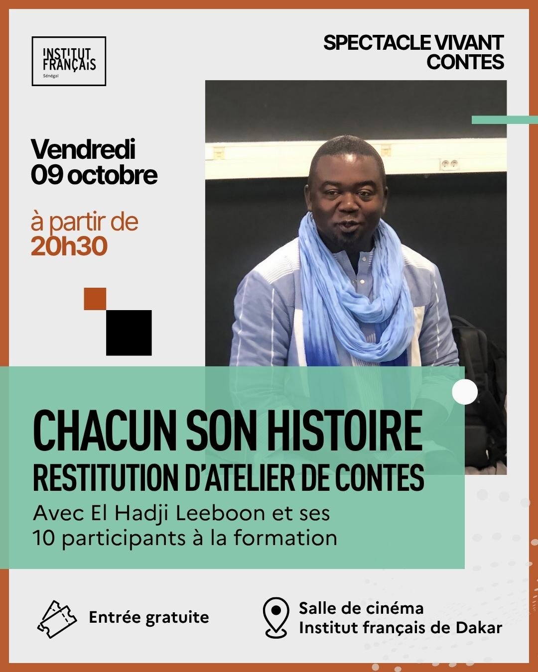 Chacun son histoire - Restitution d'atelier de contes