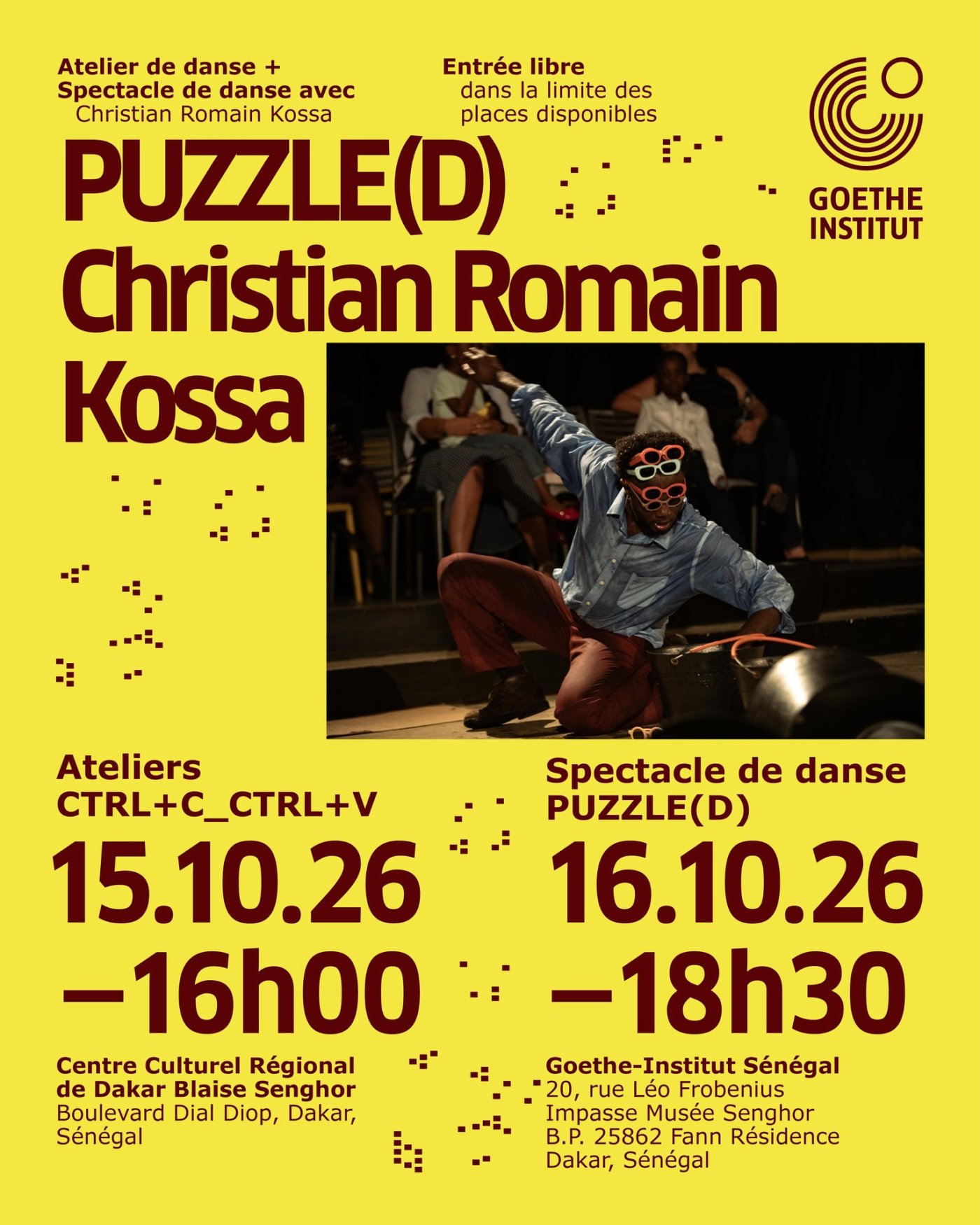 Spectacle PUZZLE(D) avec Christian Romain Kossa