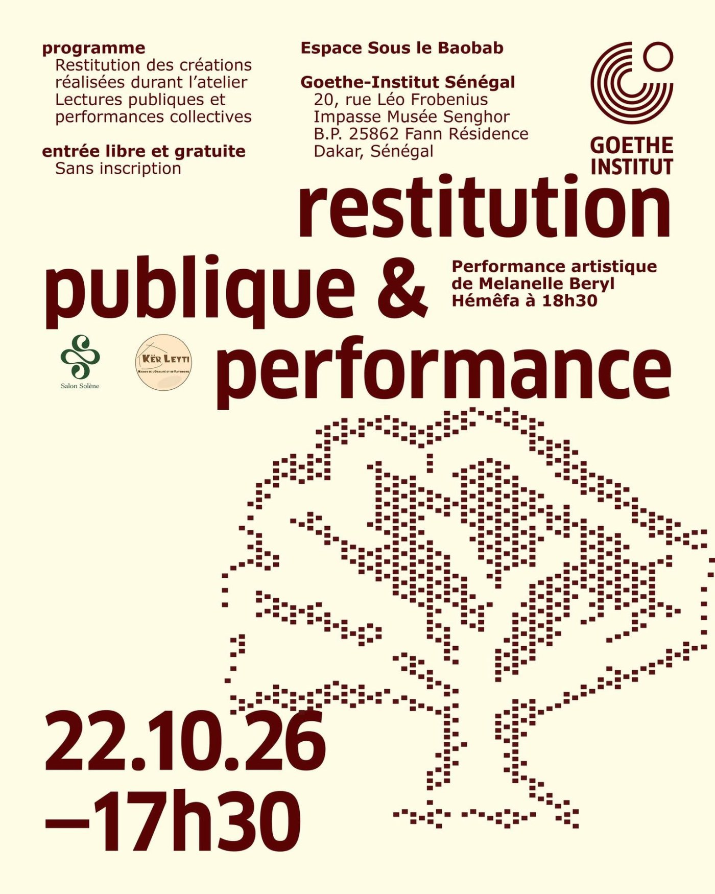 Restitution publique & performance : De la mémoire à la création