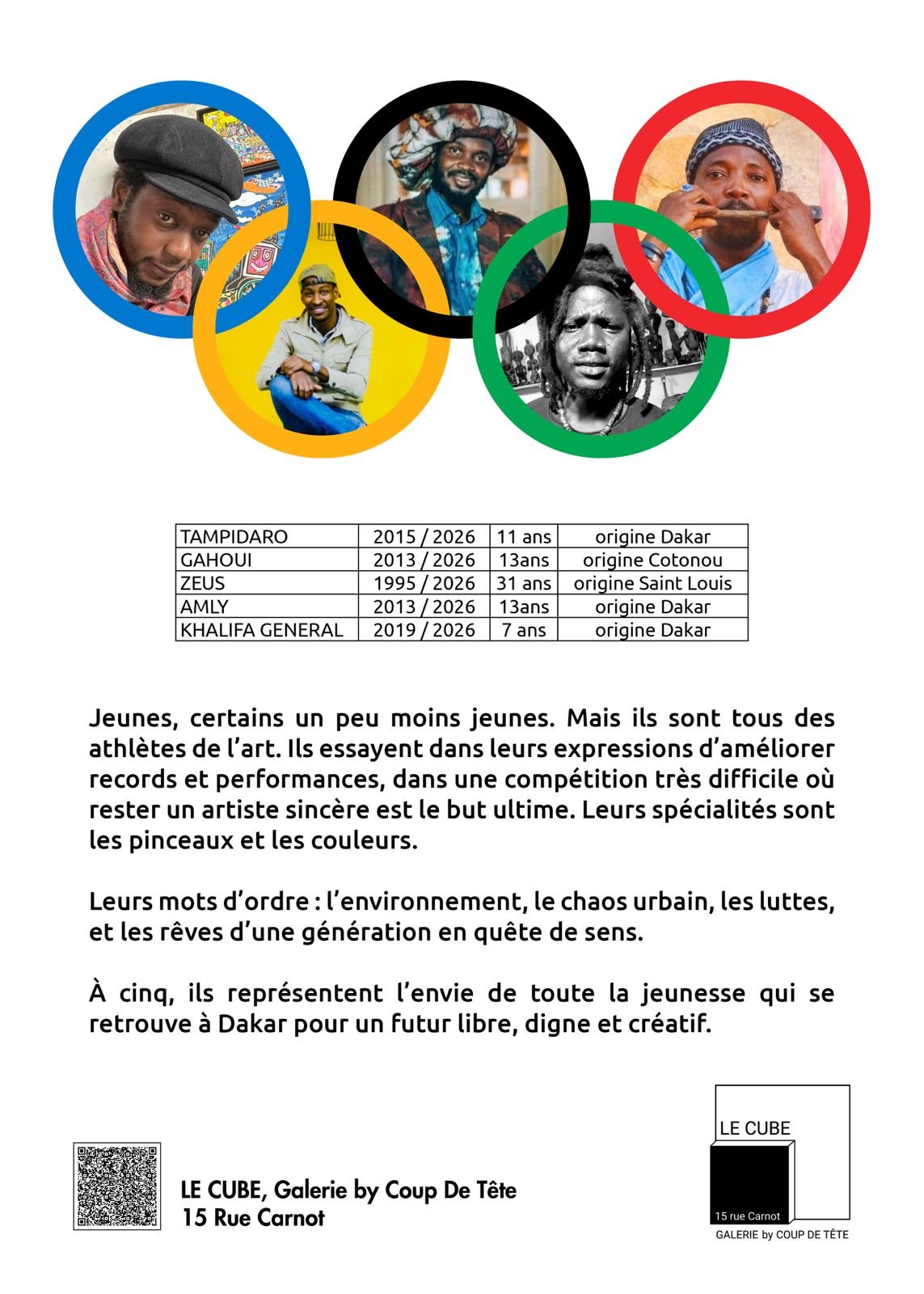 JURÔOM - Exposition collective : Les athlètes de l'art