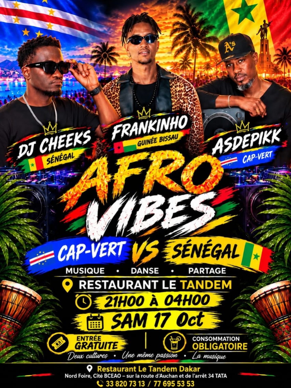 AFRO VIBES - CAP-VERT VS SÉNÉGAL