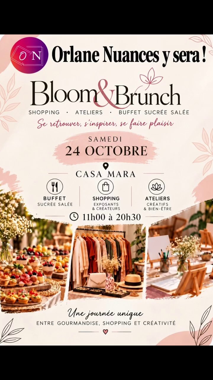 Bloom&Brunch - Orlane Nuances y sera!