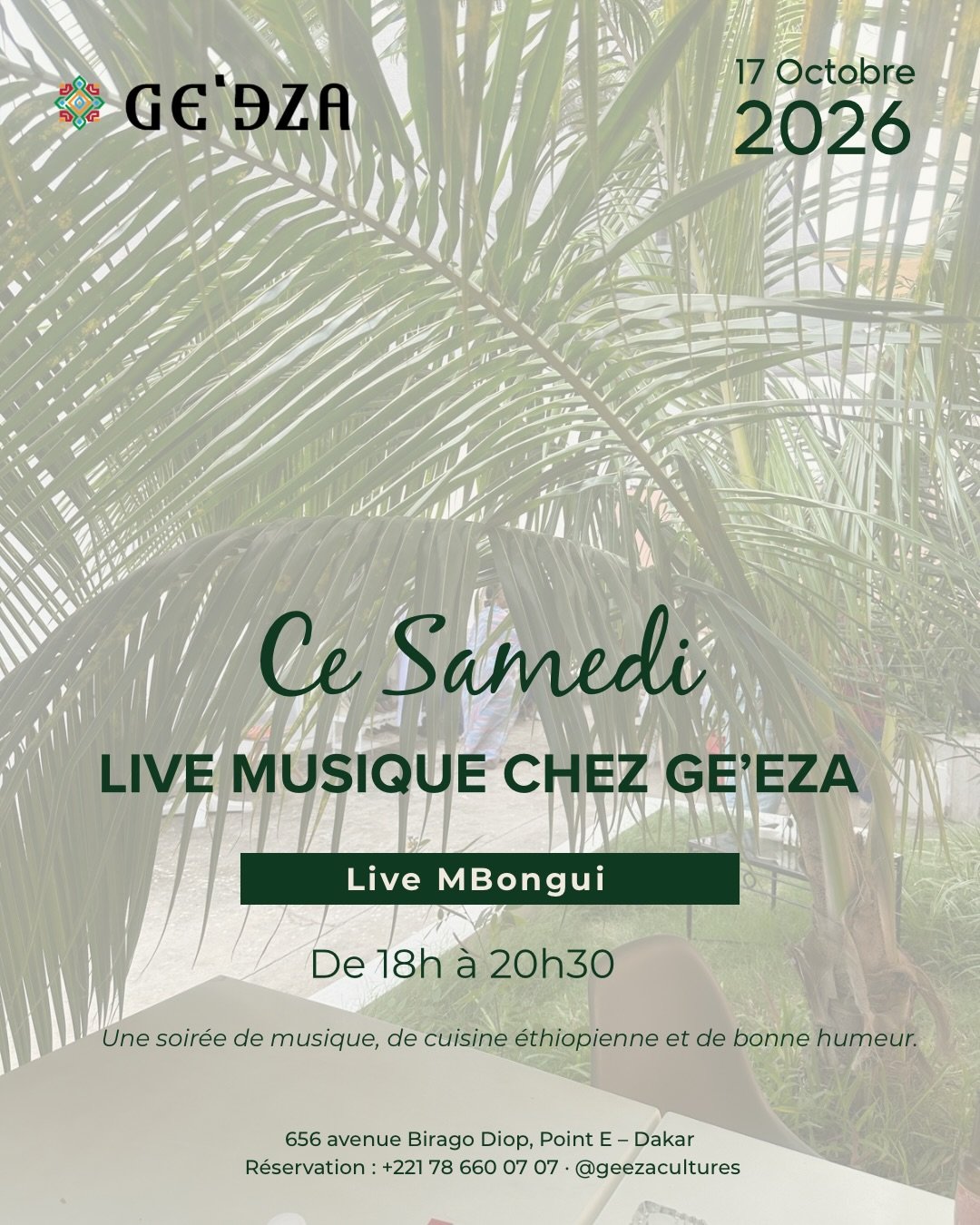 LIVE MBONGUI | African Jazz Experience