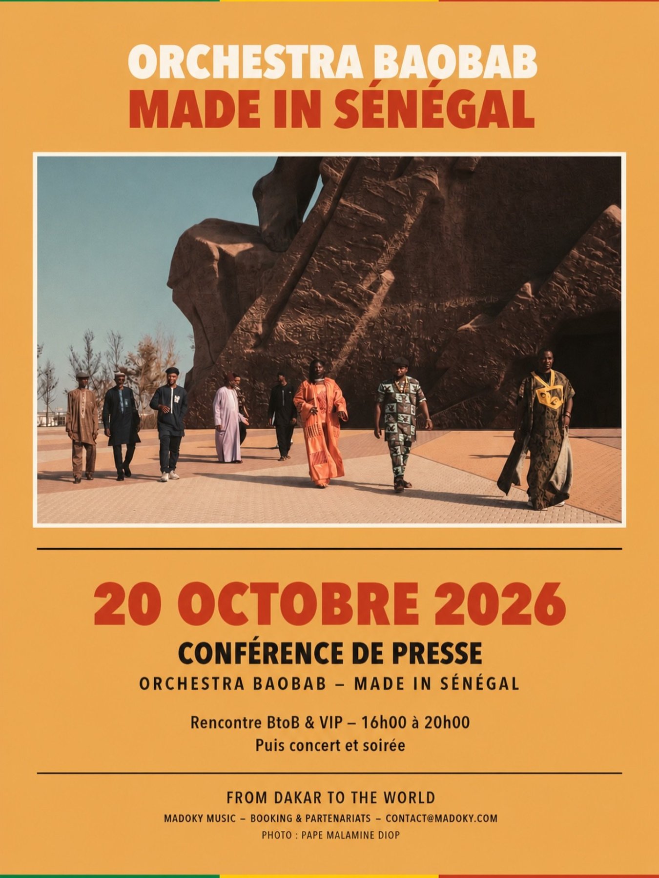 Conférence de presse Orchestra Baobab - Made in Sénégal